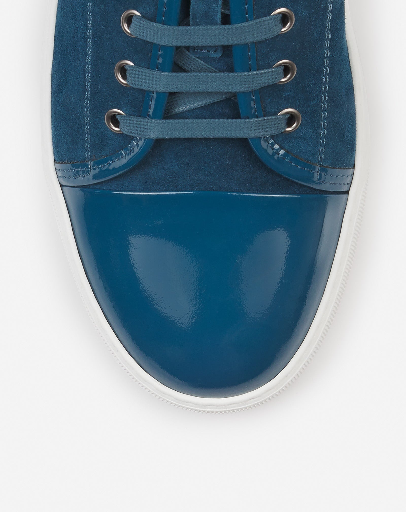 DBB1 SNEAKERS IN SUEDE AND PATENT LEATHER - 5