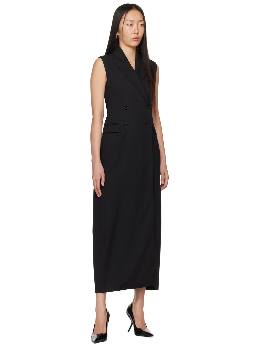 Black Inglis Maxi Dress - 4