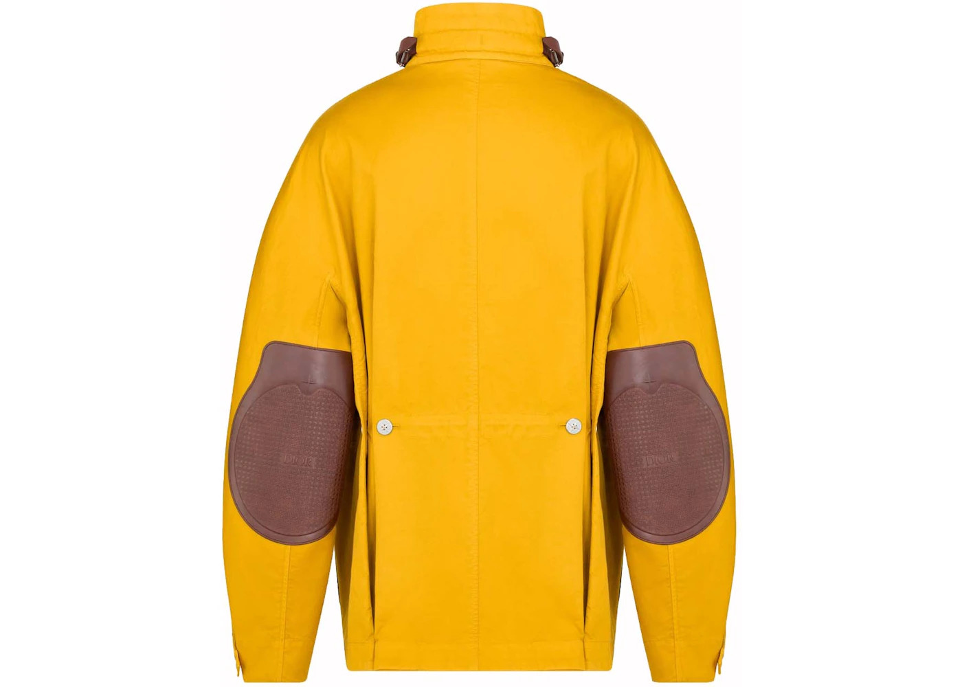 Dior x Stone Island Cotton-Blend Satin Jacket Yellow - 2
