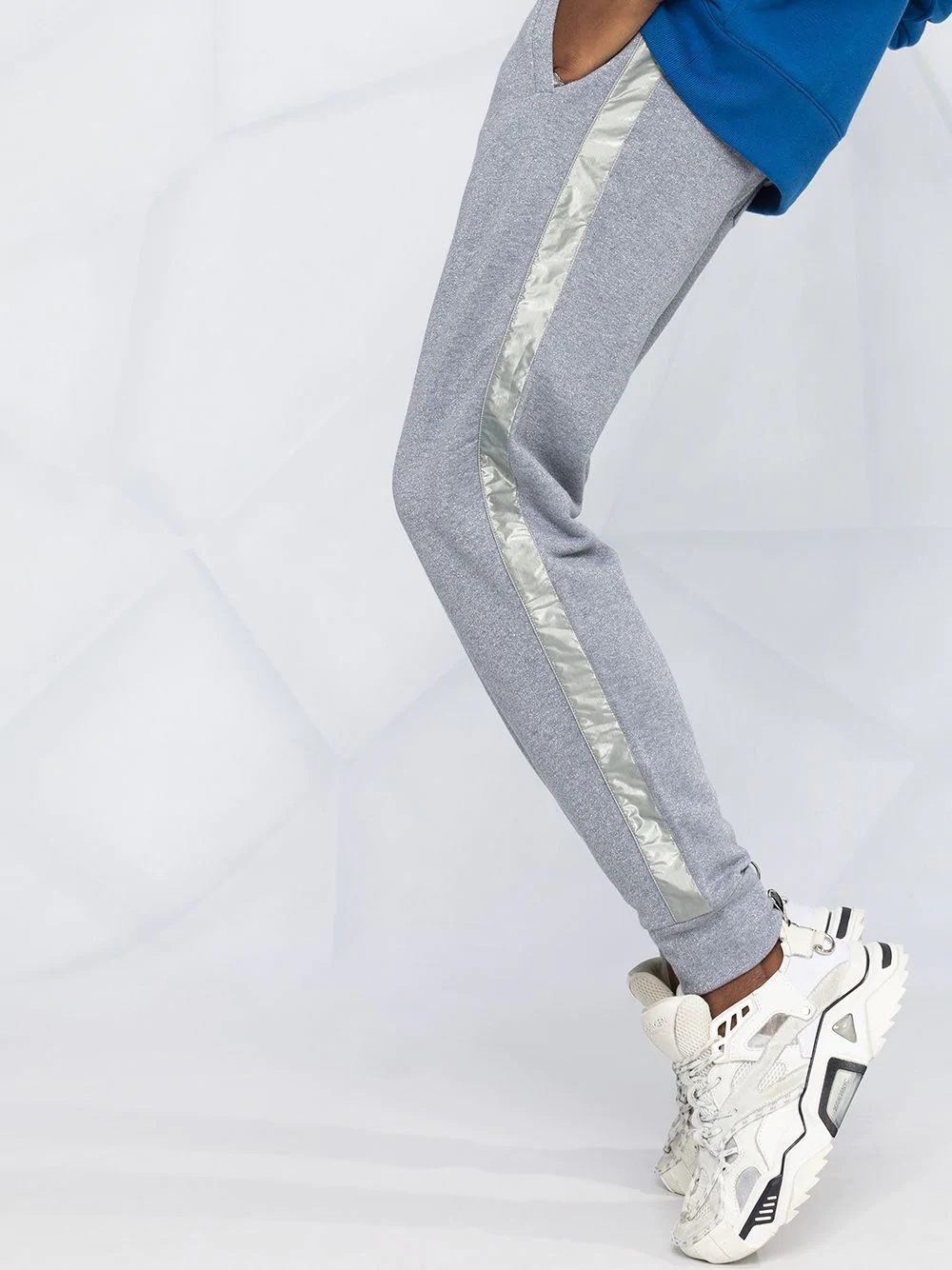 side-stripe logo-patch track pants - 5