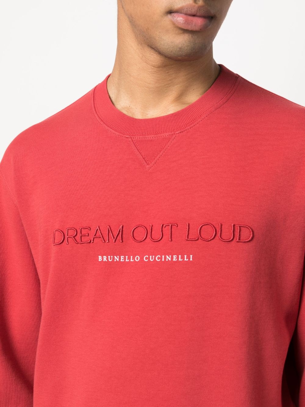 logo-print round-neck sweatshirt - 5