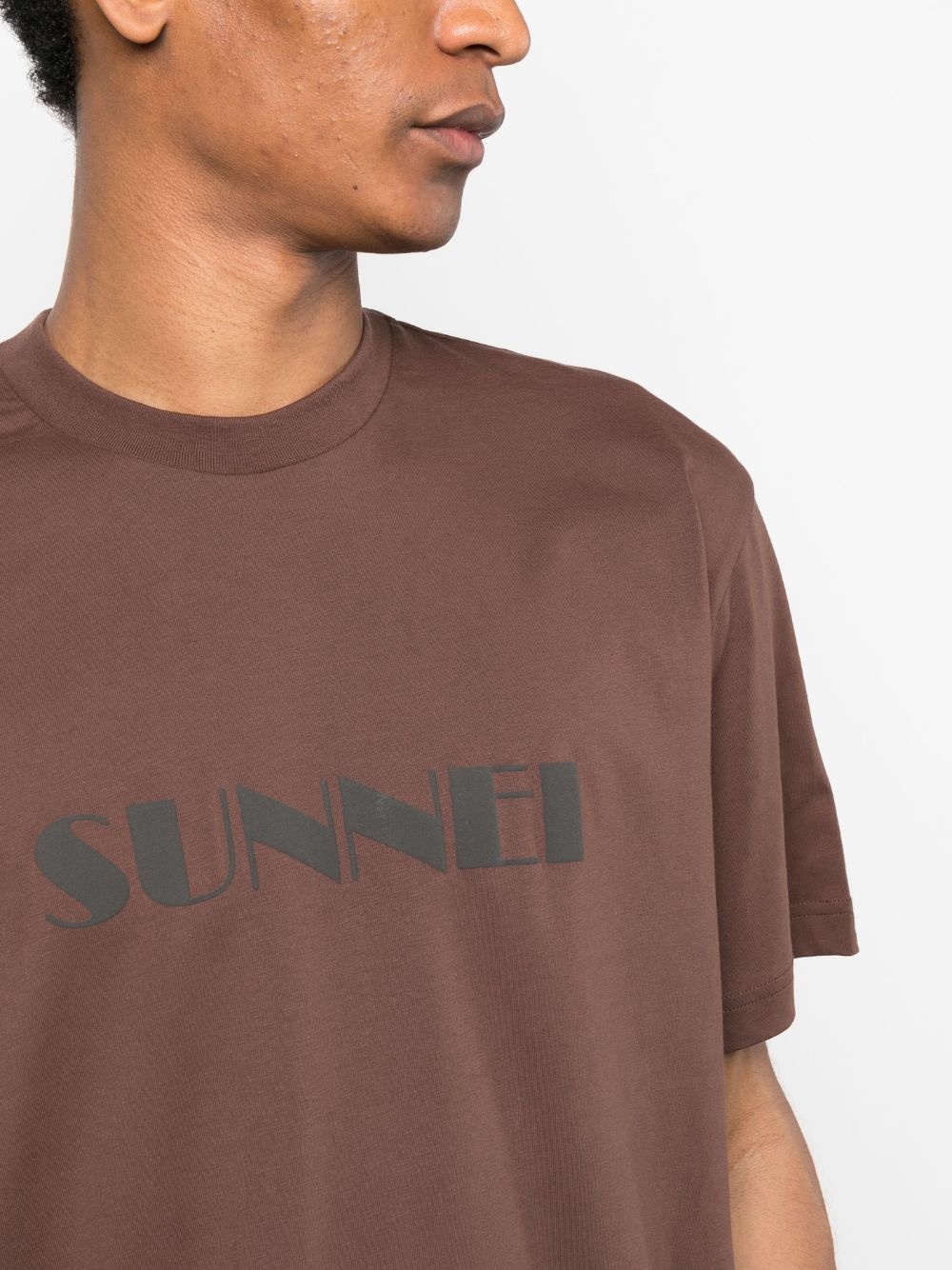 logo-print cotton T-shirt - 5