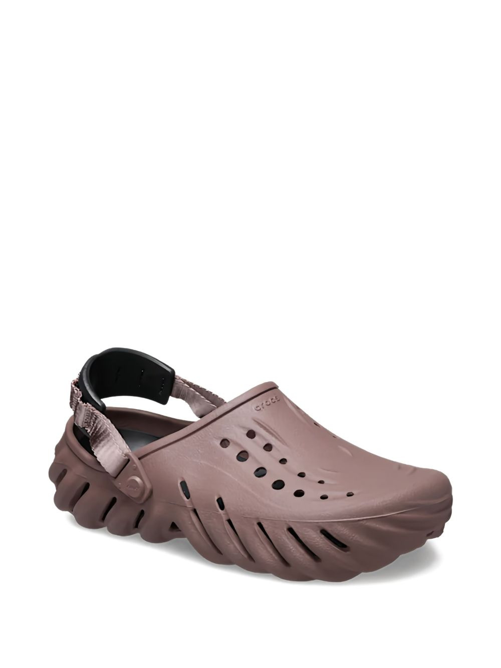 Echo perforated-detail clog sandals - 2