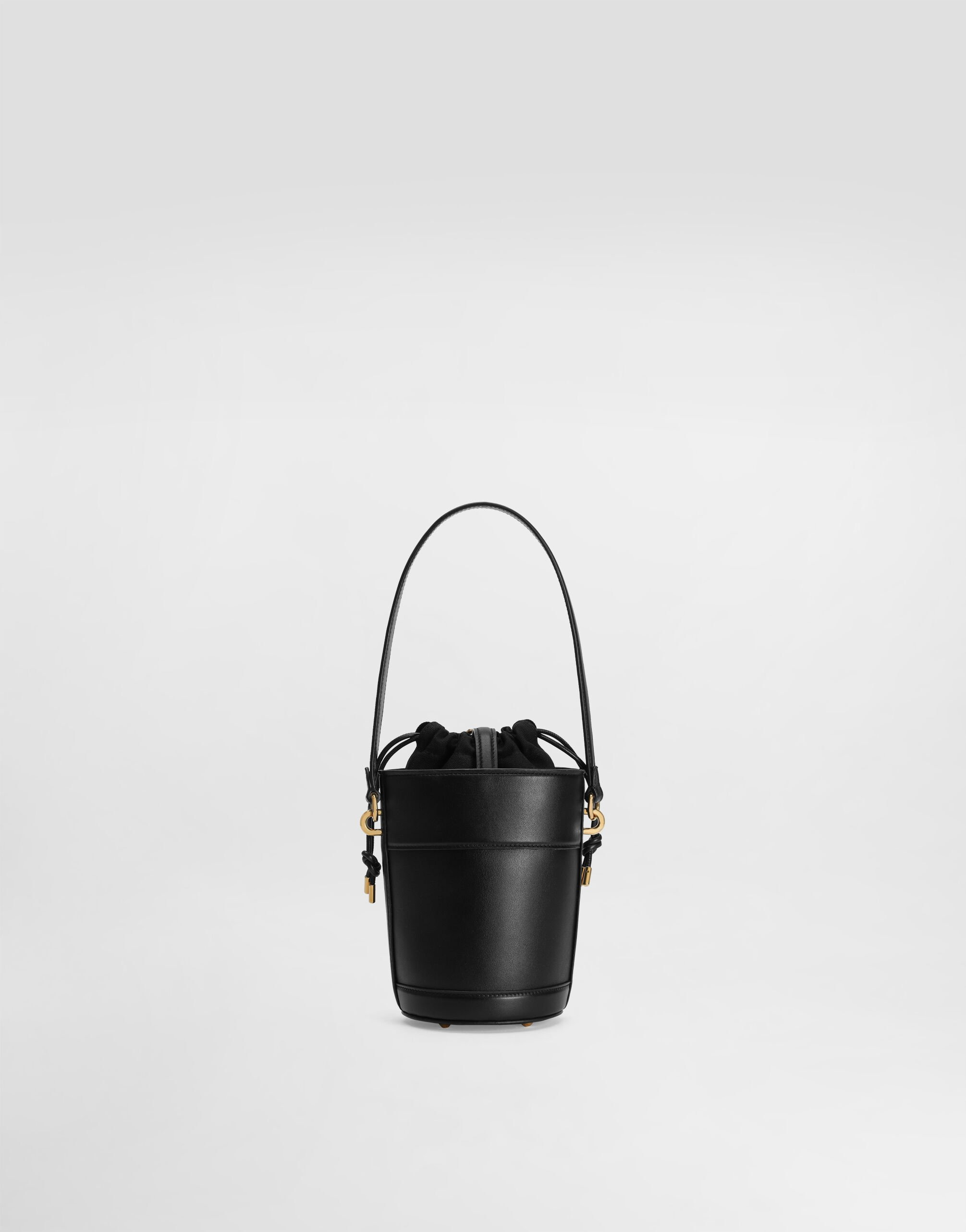 Capri bucket bag in canvas and leather - 4