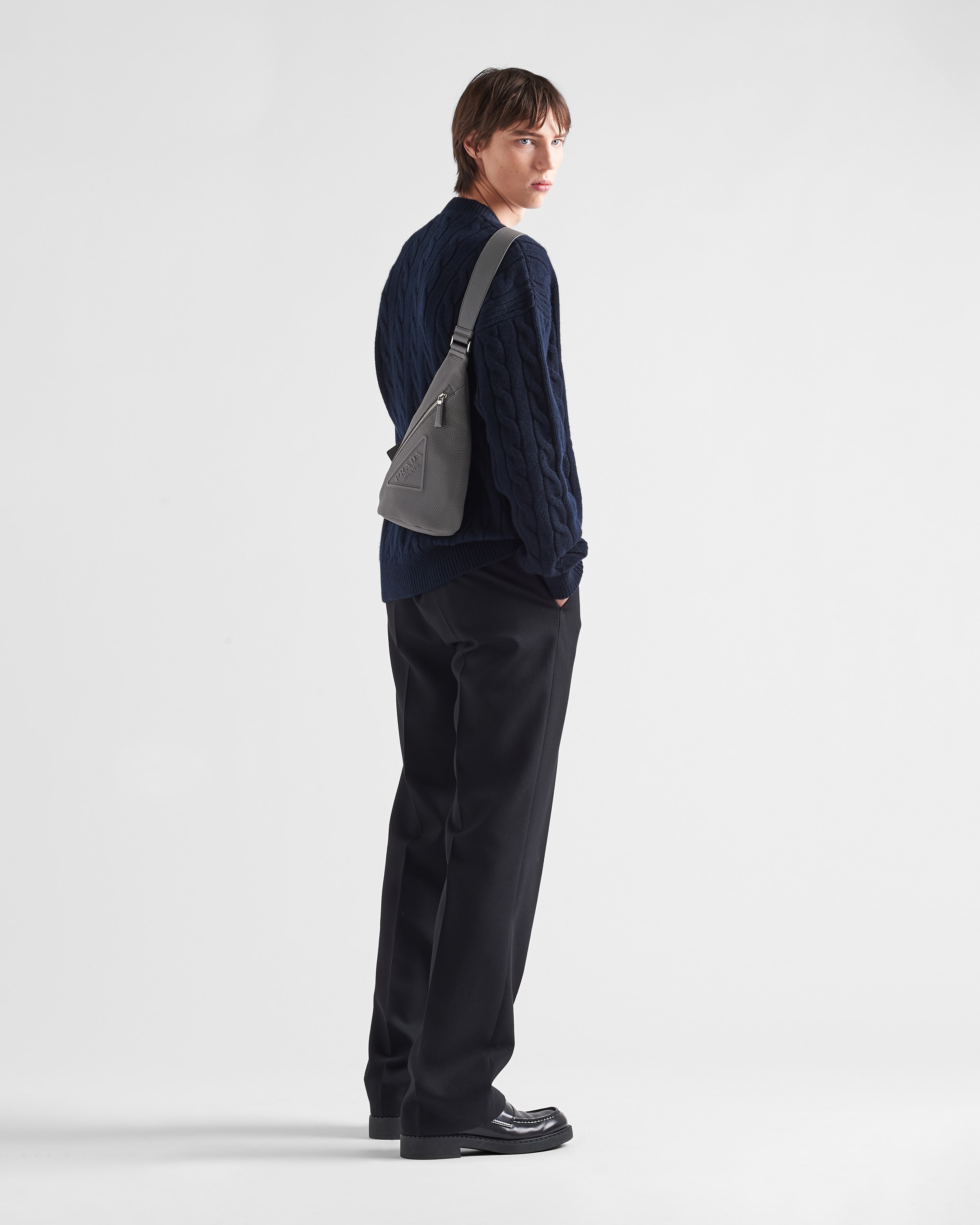 Cable knit cashmere sweater - 5
