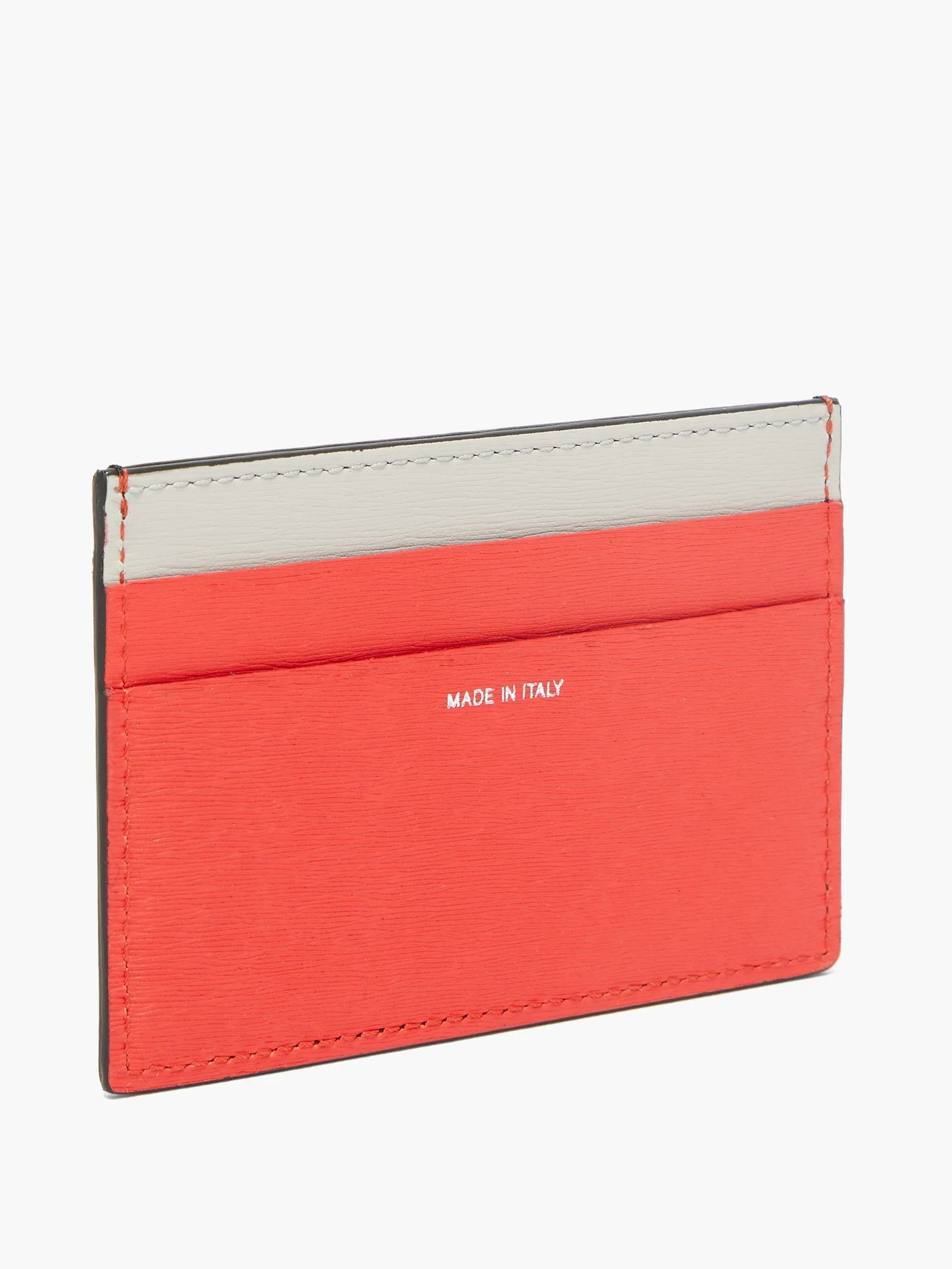 Two-tone leather cardholder - 3