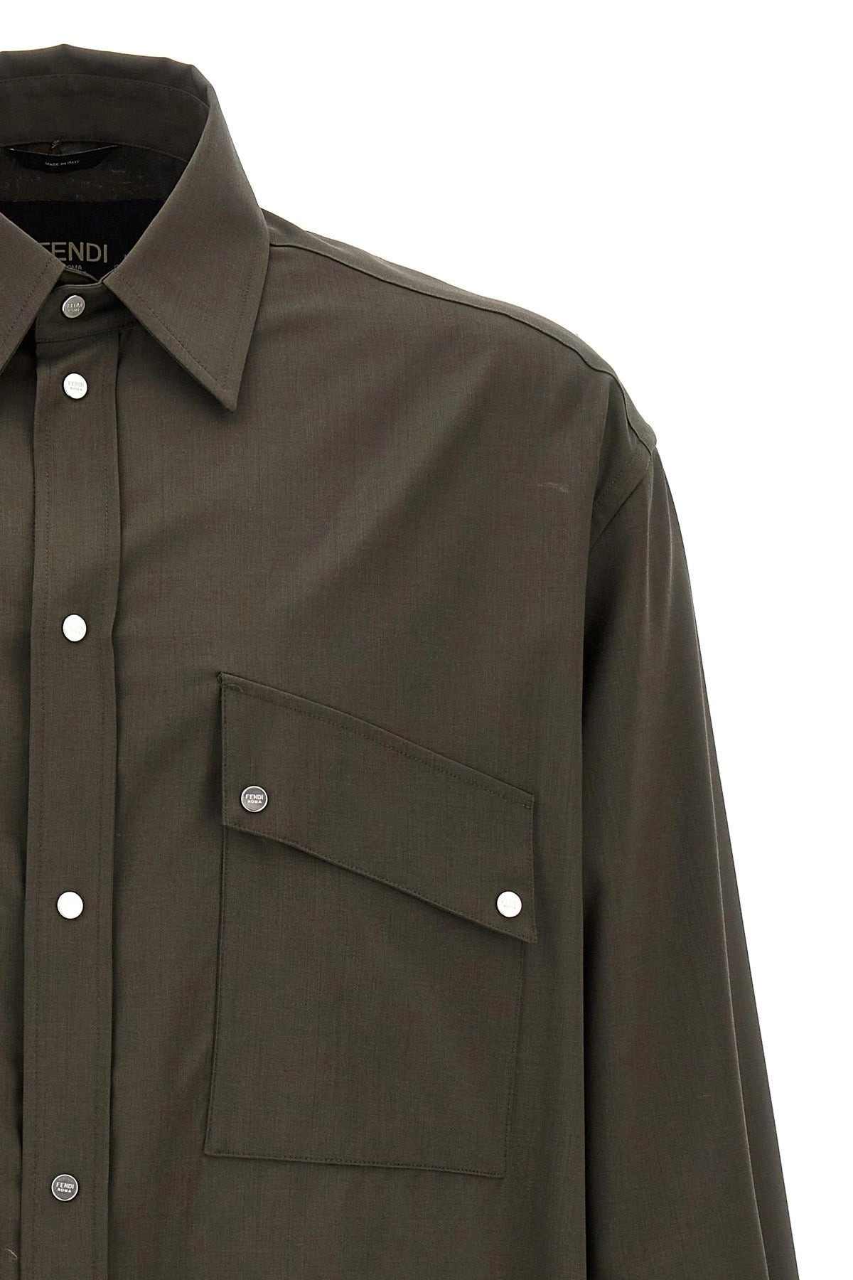 Fendi Men Wool Shirt - 4
