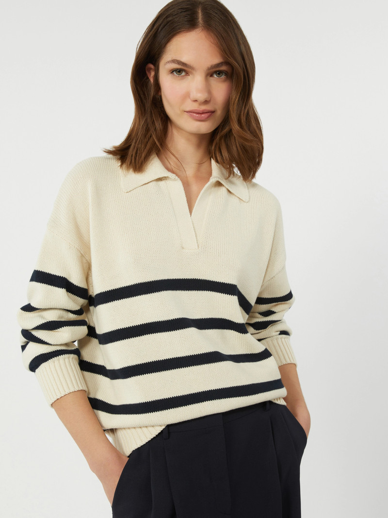 PANFILO Cotton yarn jumper - NAVY 5