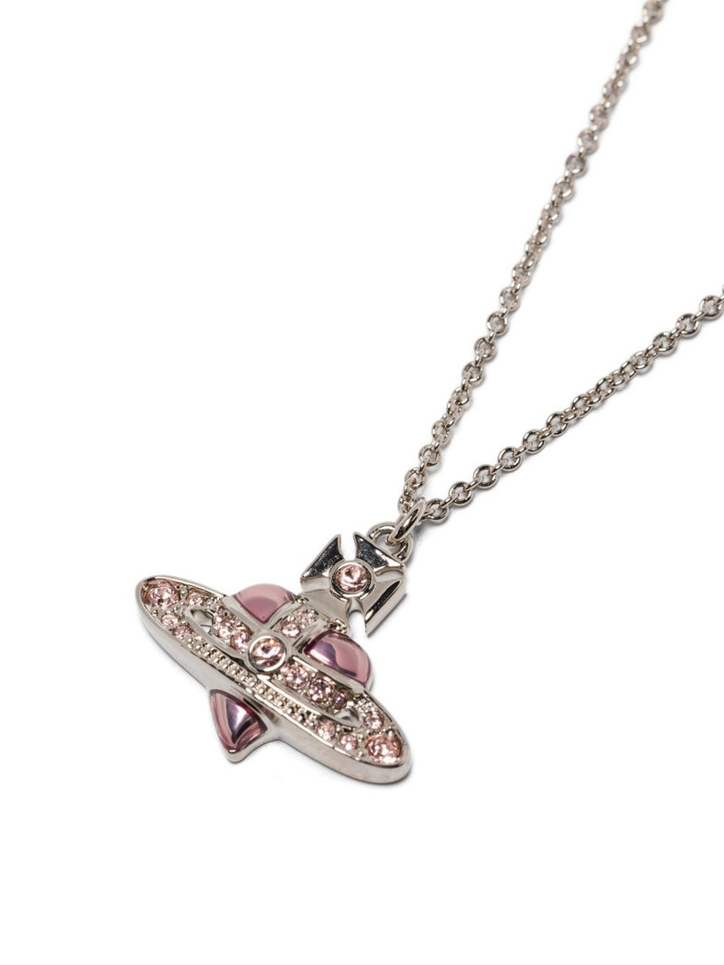 crystal-embellished orb necklace 3