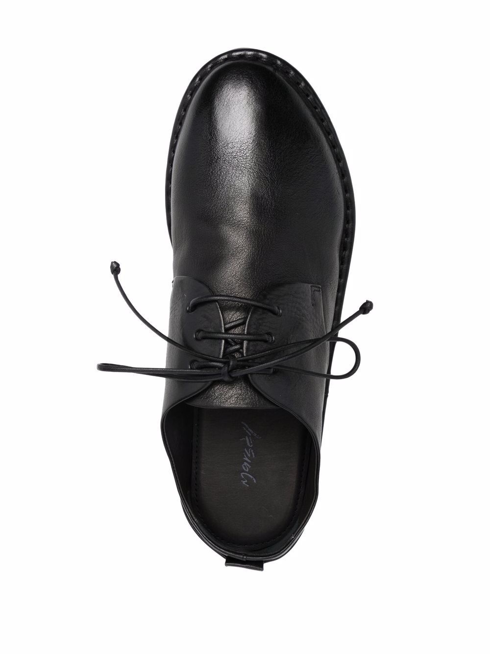 contrast-sole Derby shoes - 4