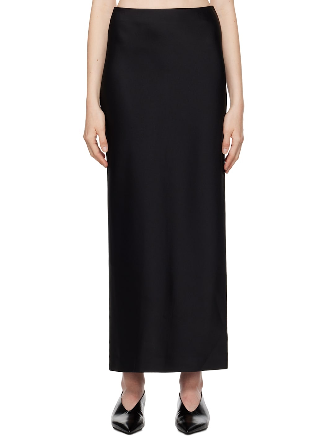 Black Long Maxi Skirt - 1