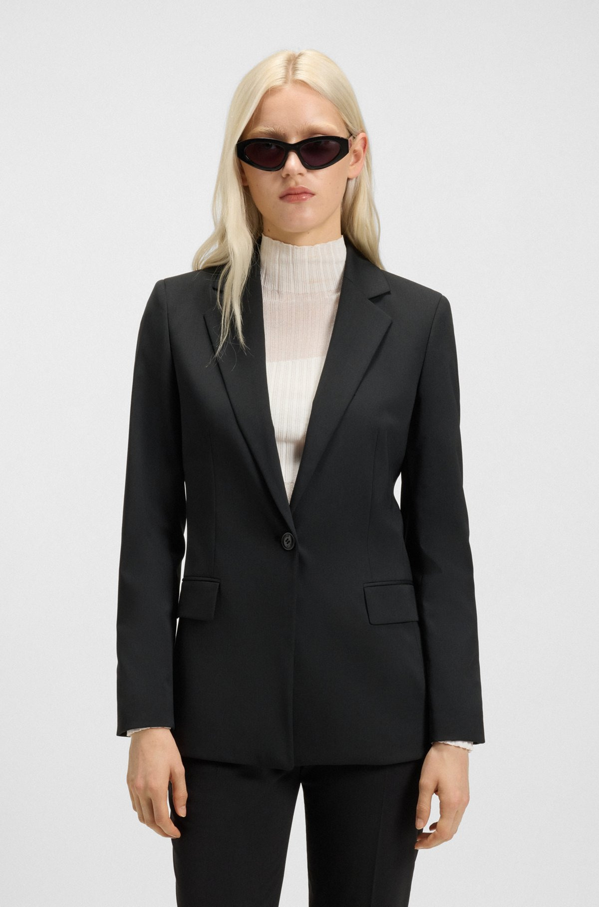 REGULAR-FIT JACKET WITH NOTCH LAPELS - 2