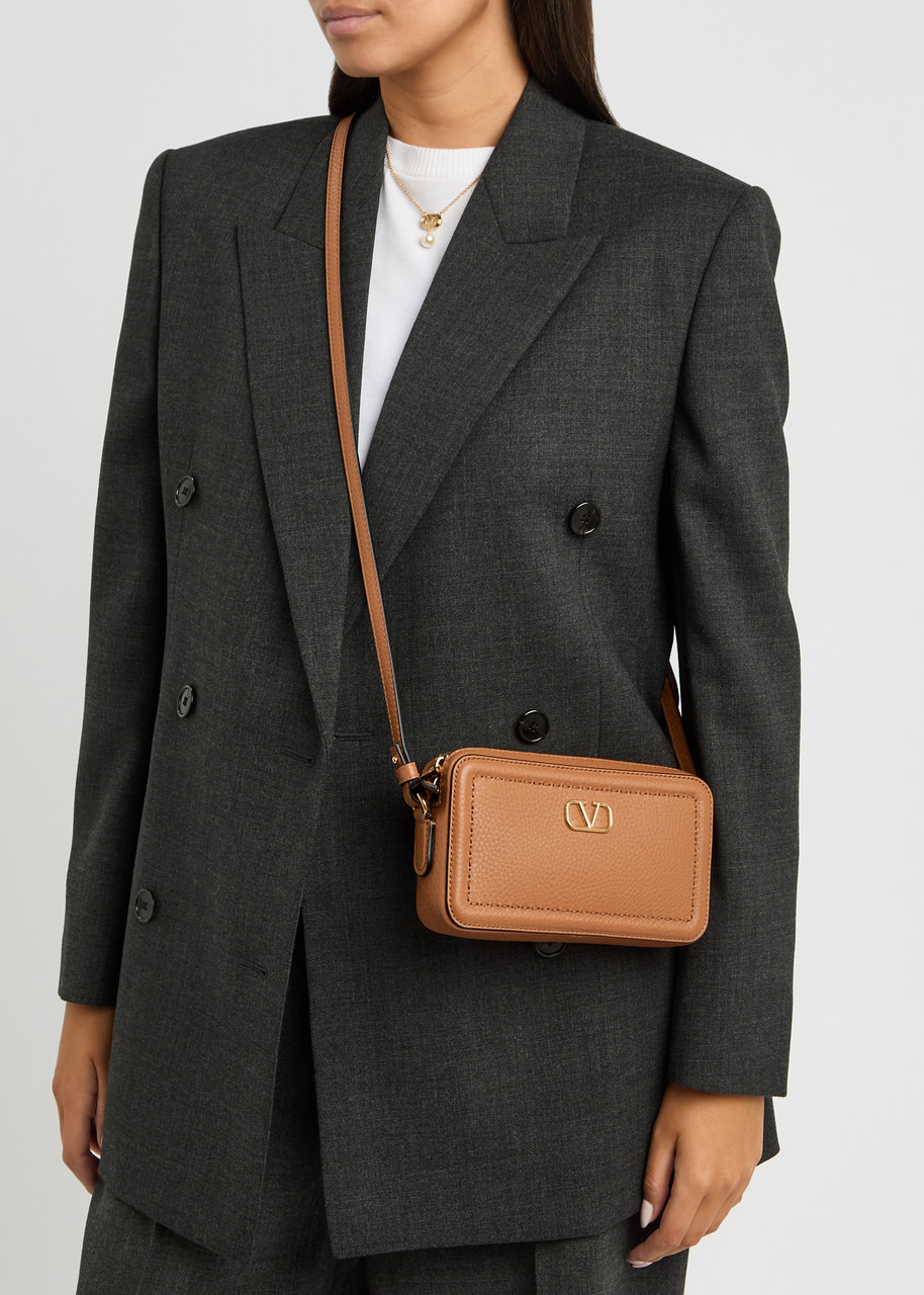 Valentino Garavani Alltime Mini Leather Camera bag - 5
