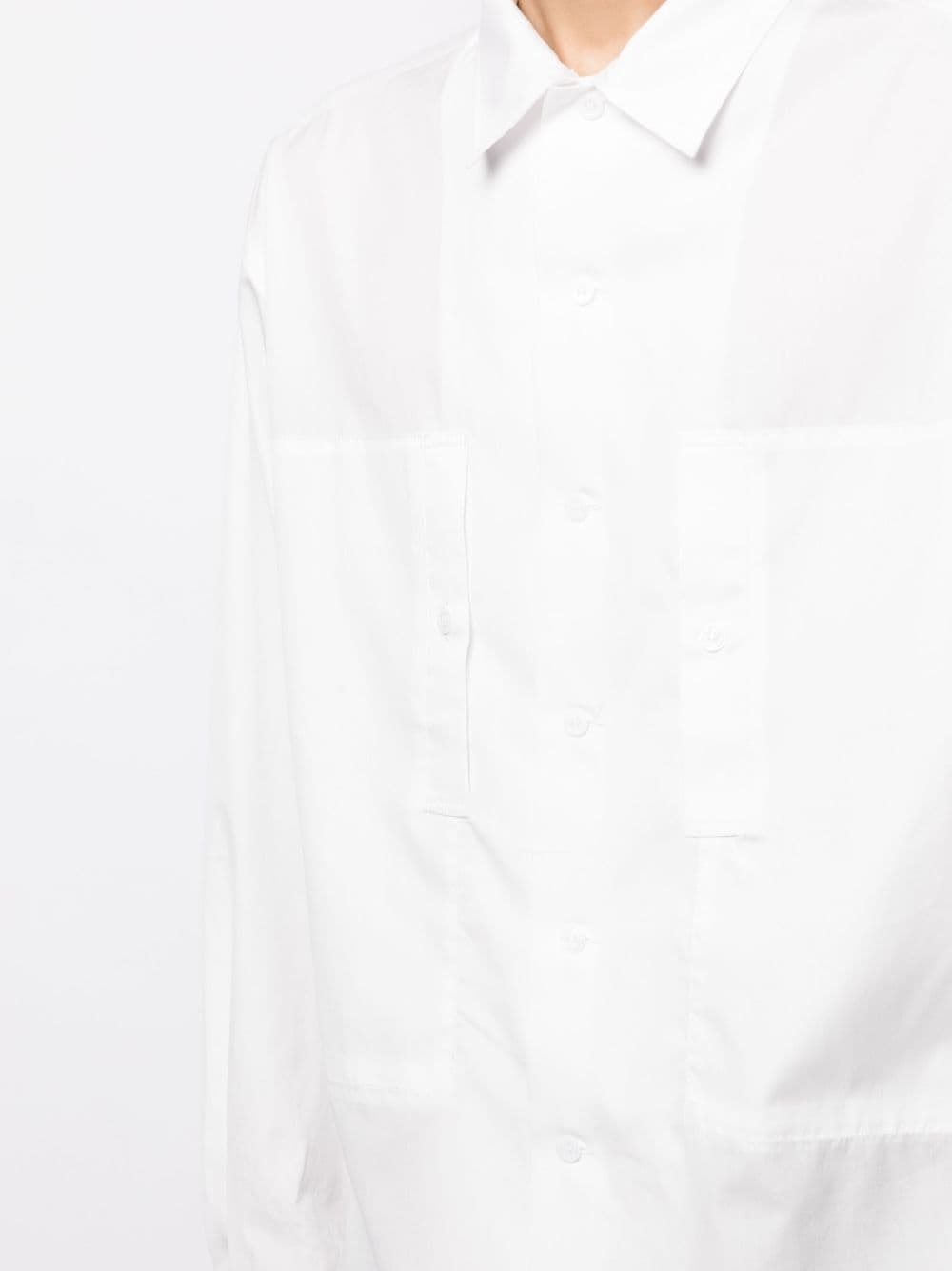 O-Chain spread-collar shirt - 5