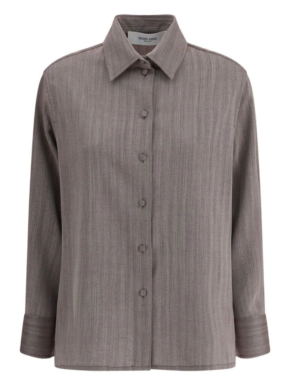 button-fastening shirt - 1