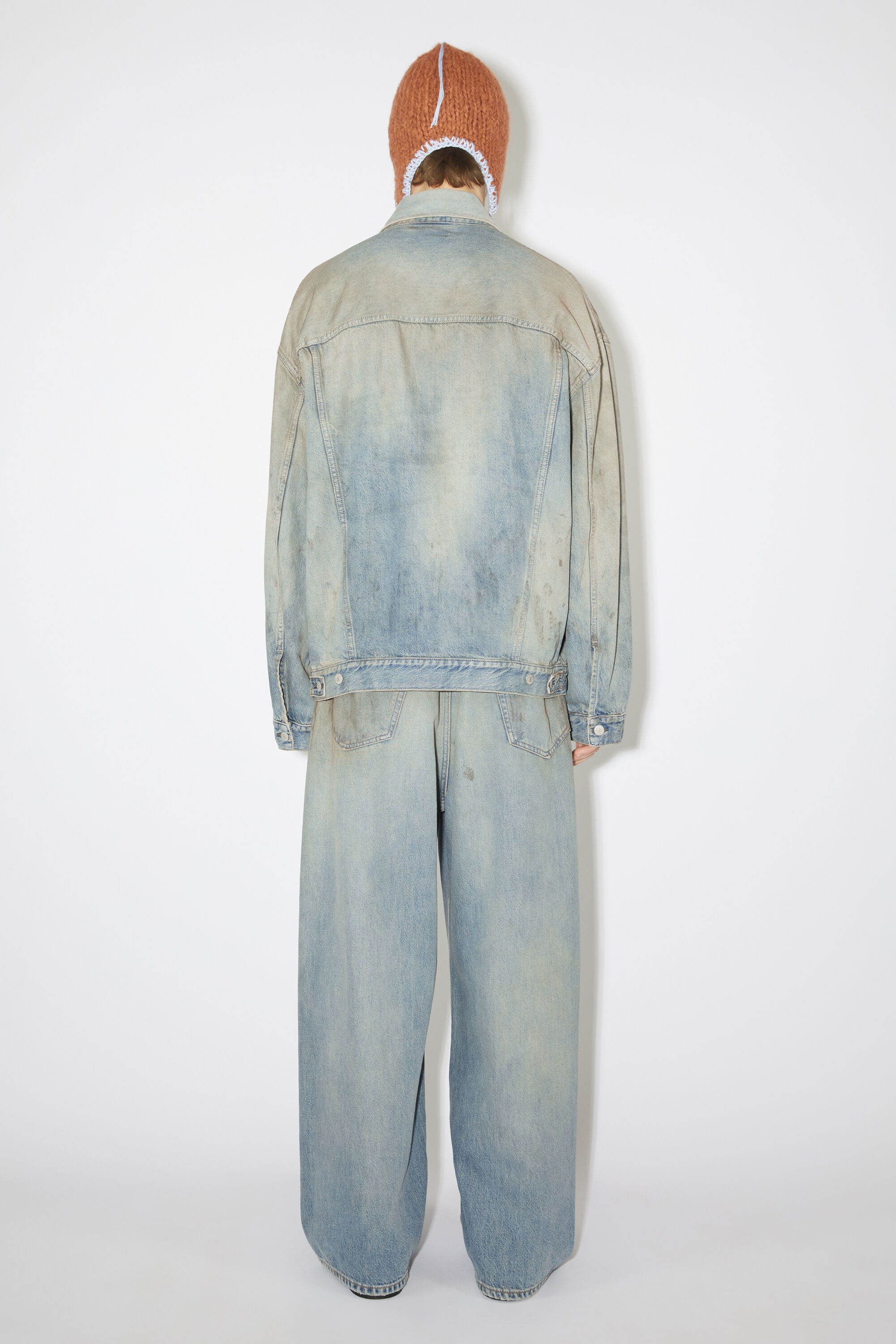 Oversized fit denim jacket - Light blue - 3