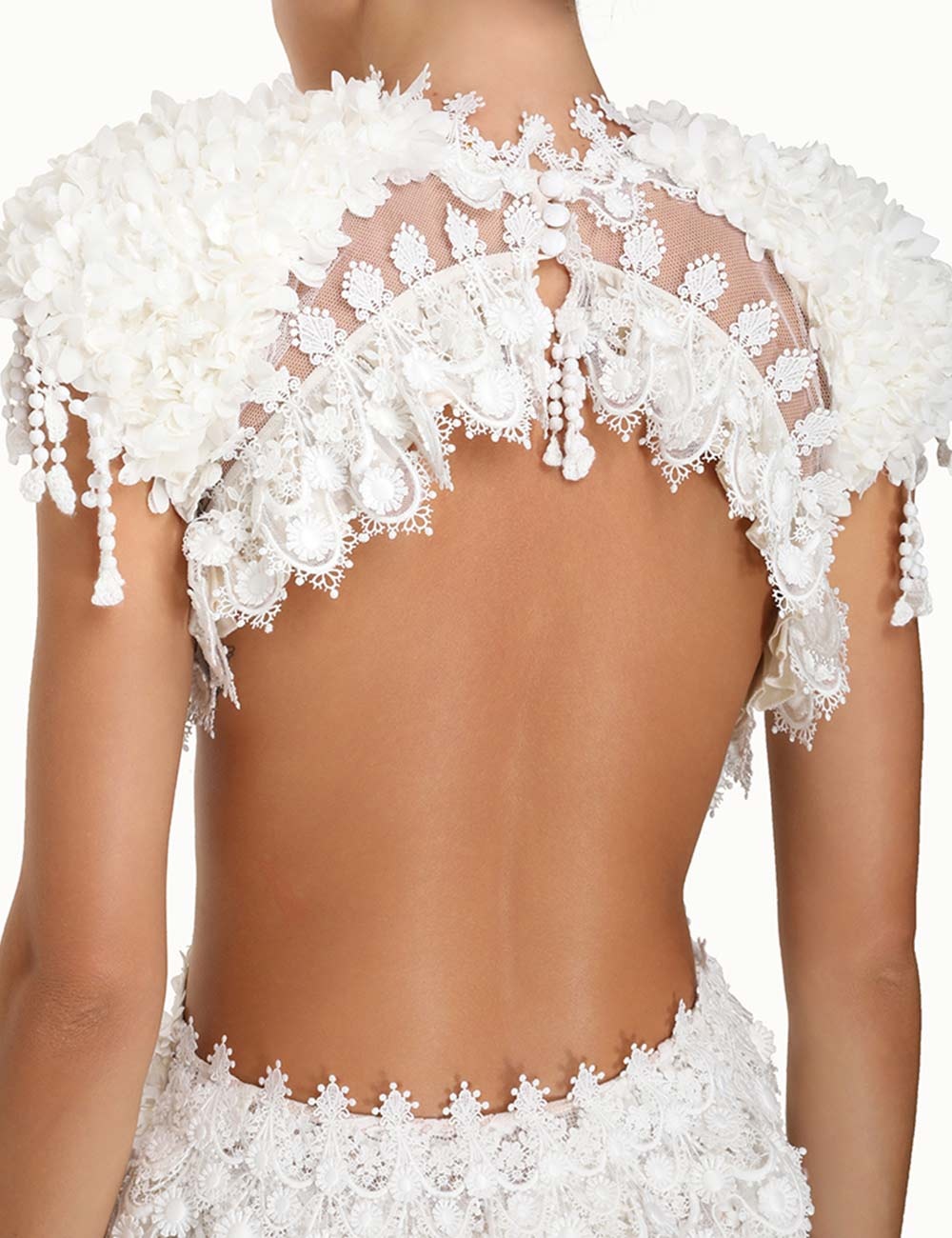 Zimmermann WONDERLAND LACE FRILL DRESS | REVERSIBLE