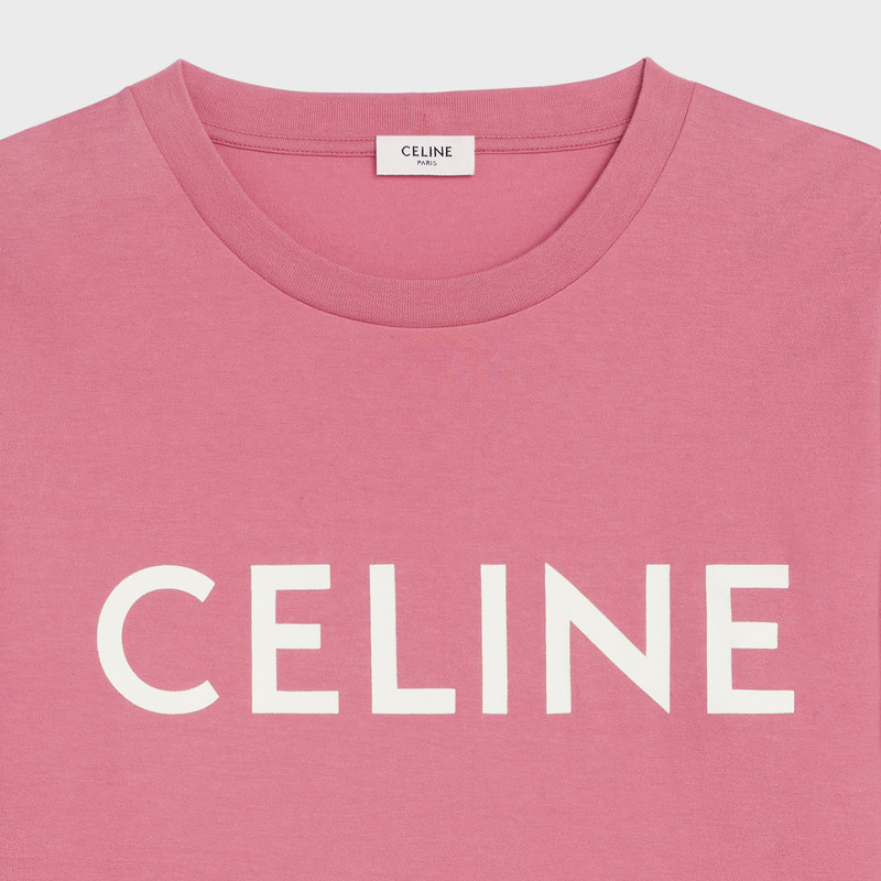 CROPPED CELINE T-SHIRT IN COTTON JERSEY 3