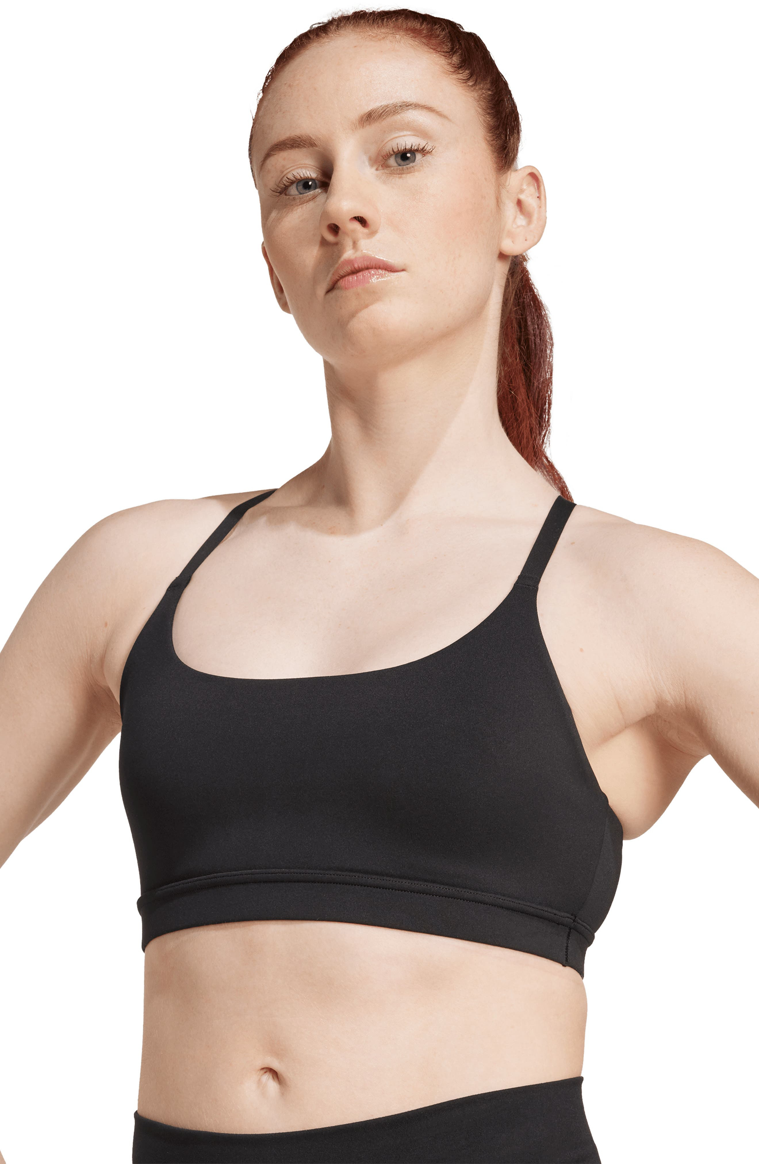 adidas All Me Sports Bra in Black at Nordstrom - 6
