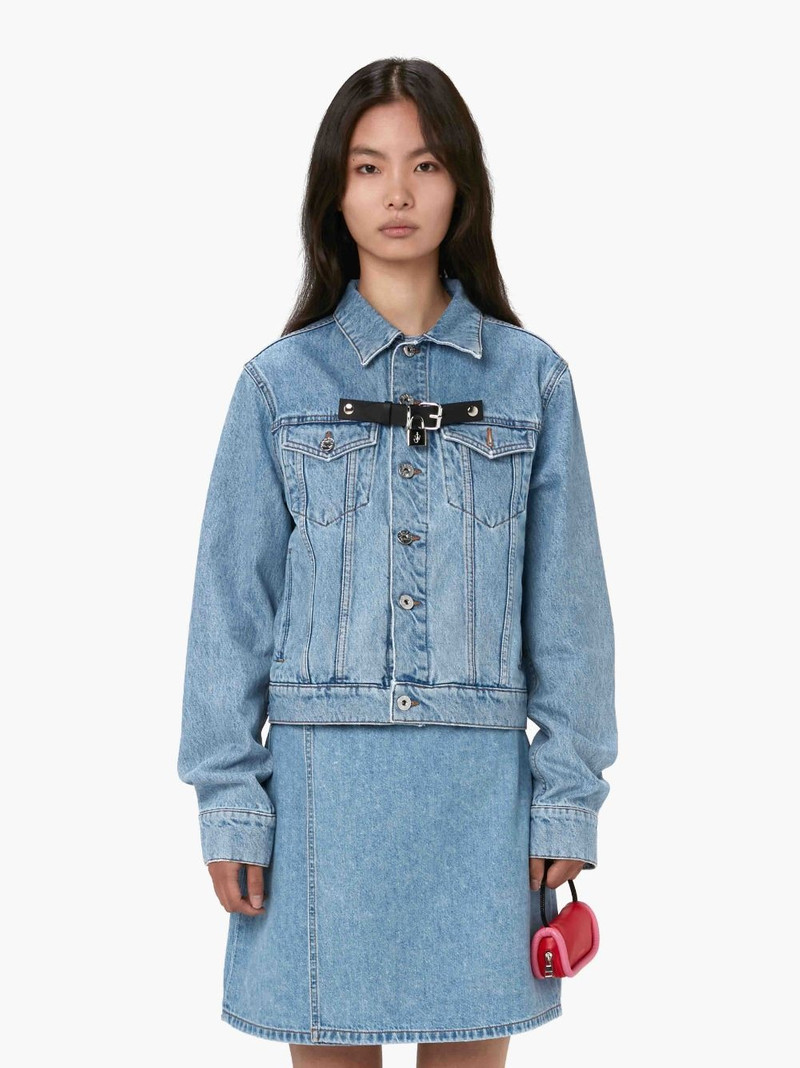 JW Anderson PADLOCK STRAP TRUCKER JACKET outlook