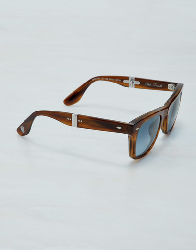 Brunello Cucinelli Mr. Brunello folding acetate sunglasses outlook
