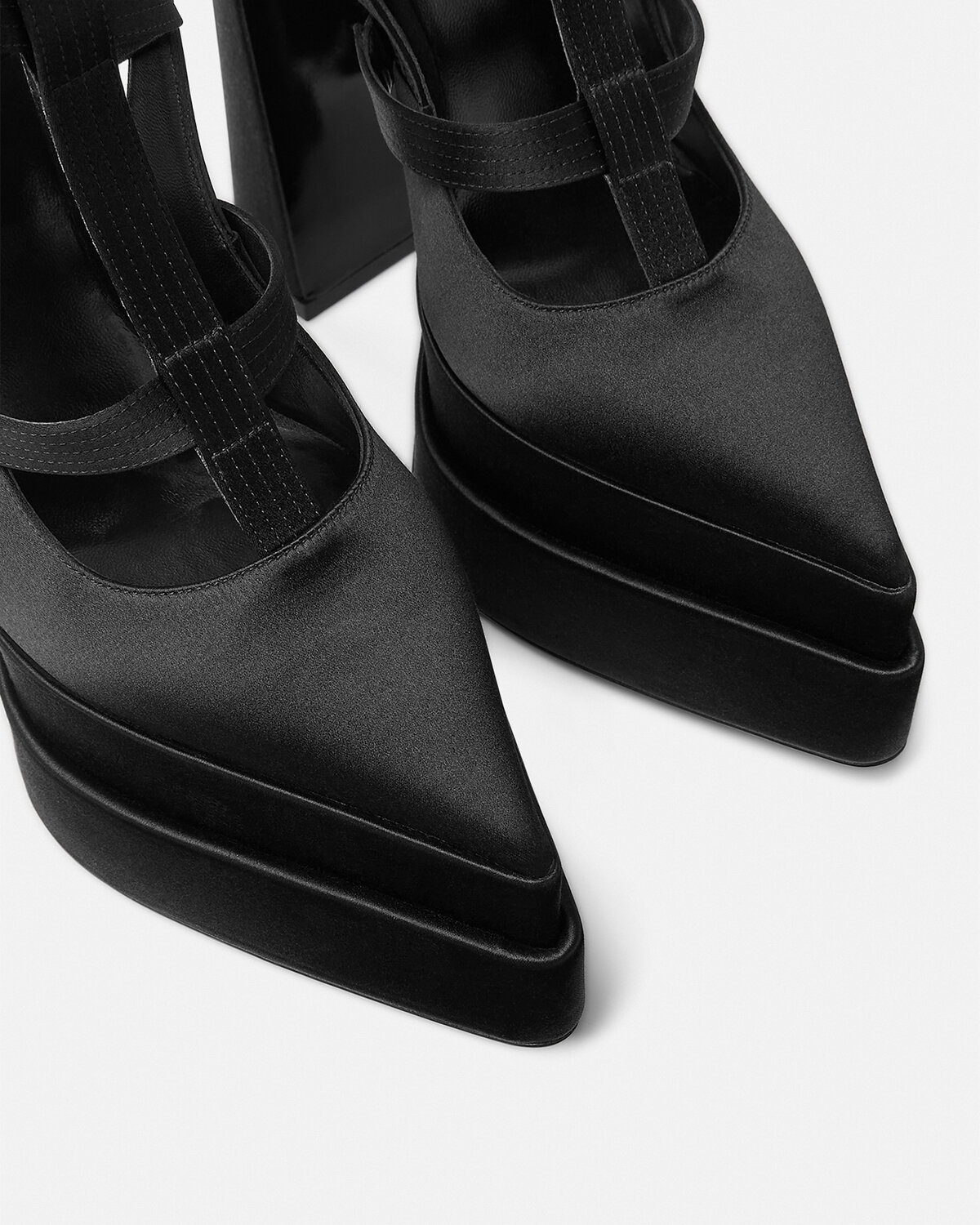 Aevitas Pointy Cage Platform Pumps - 3