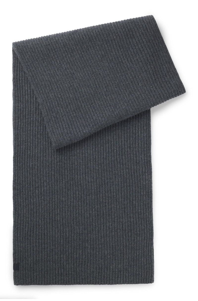BECKHAM X BOSS SCARF IN VIRGIN WOOL AND CASHMERE 1