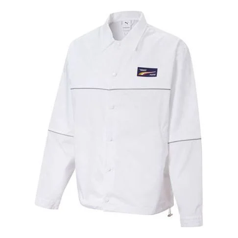 PUMA x Rdet Coach Jacket 'White Black' 598062-02 - 1