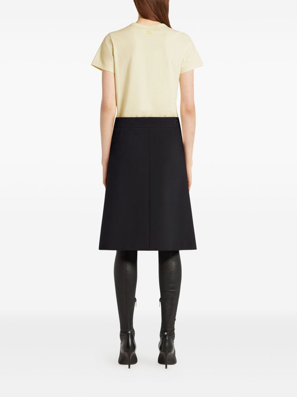 logo-embroidered T-shirt - 3