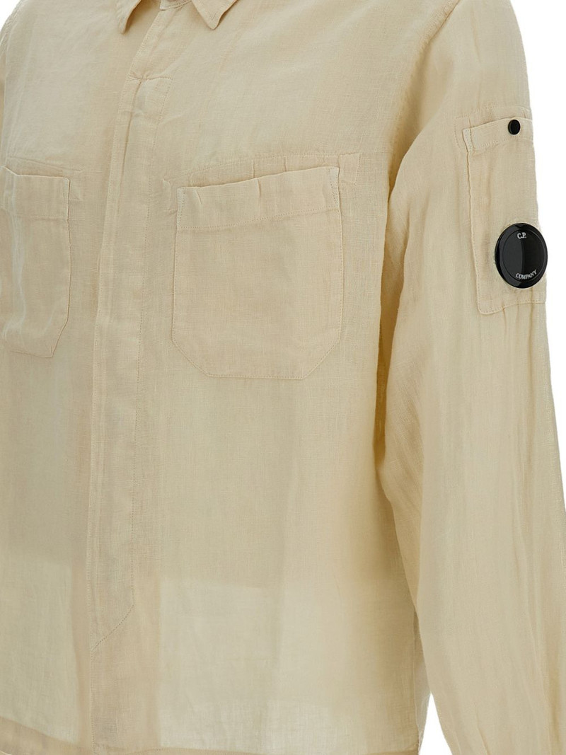 Lens-detail linen shirt 3