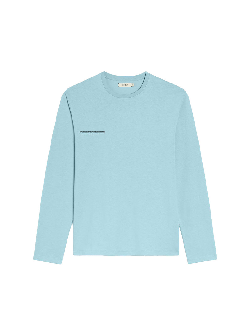 Womens 365 Midweight Long Sleeve T-shirt - Celestial Blue 1