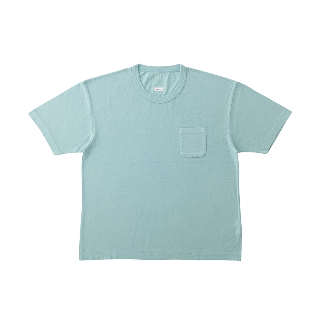 JUMBO TEE S/S (VEGGIE DYE) BLUE - 1