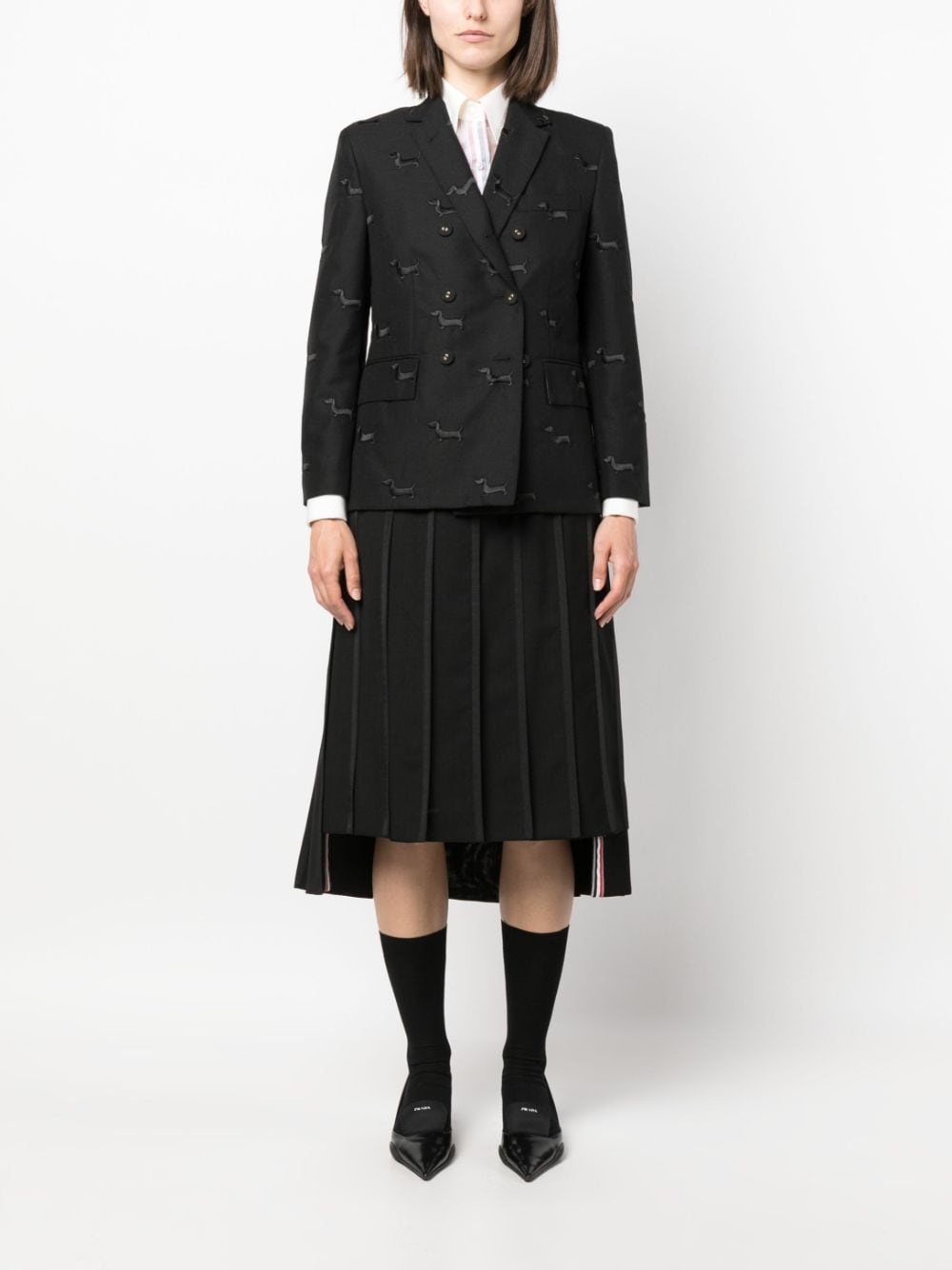 single-breasted tailored blazer - 2