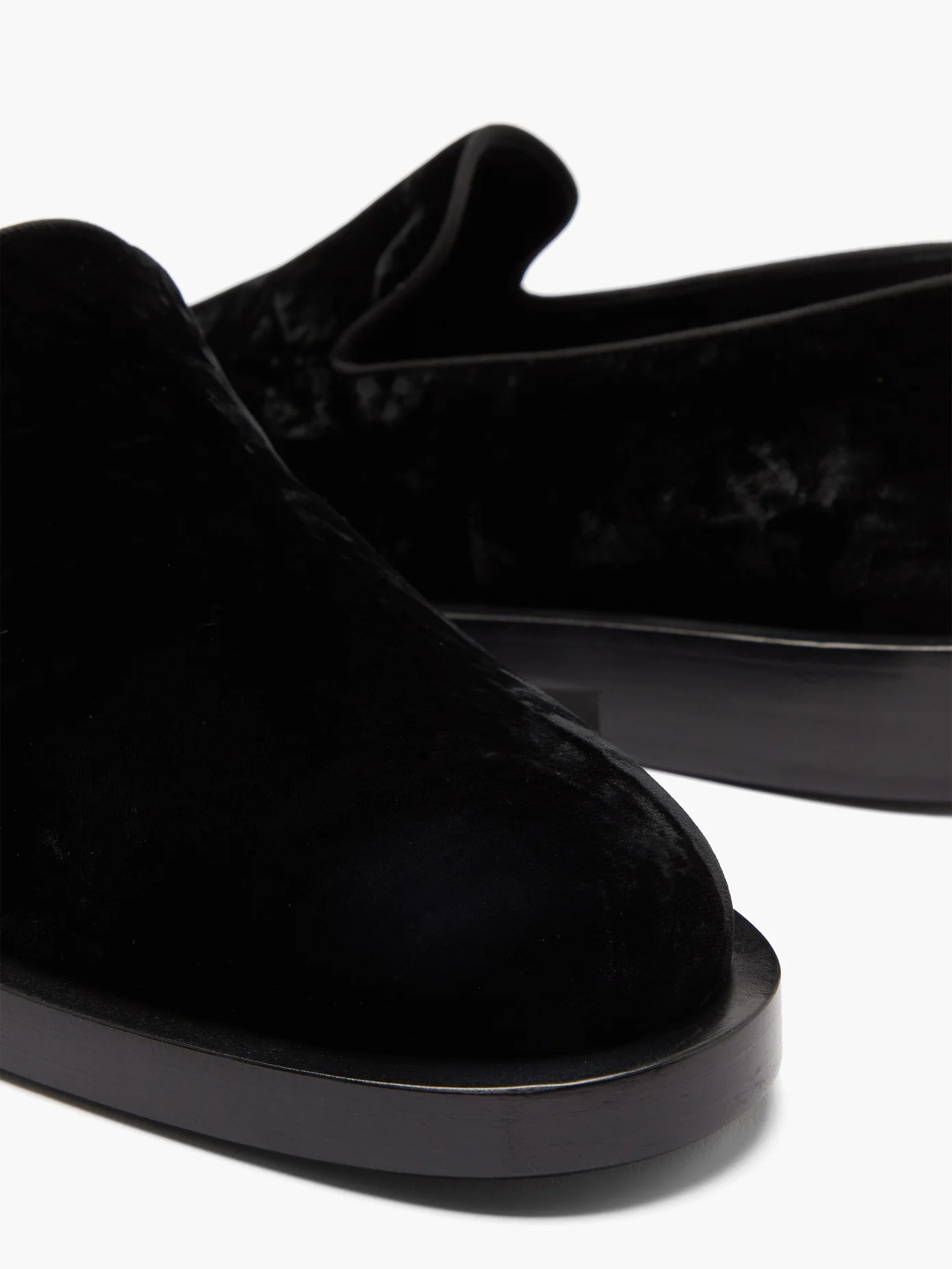 Velvet loafers - 6