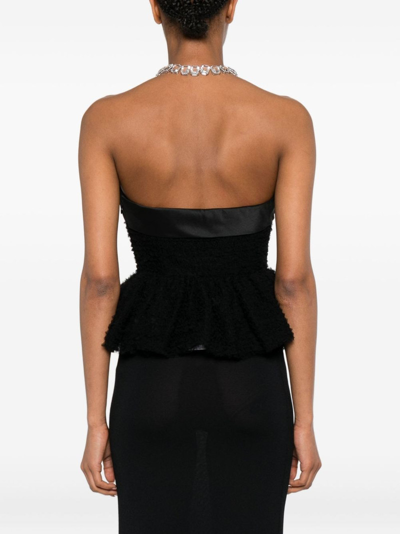 tulle ruffle strapless top 4