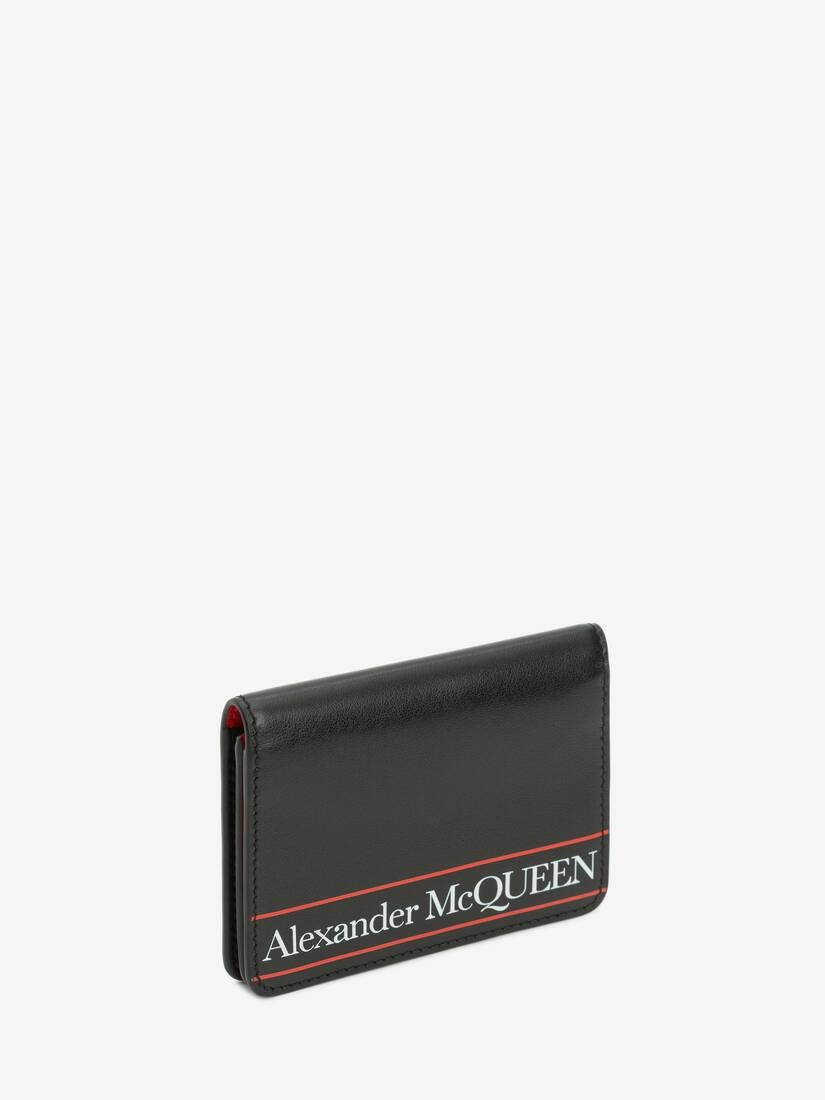 Alexander Mcqueen Business Cardholder in Black/red - 2