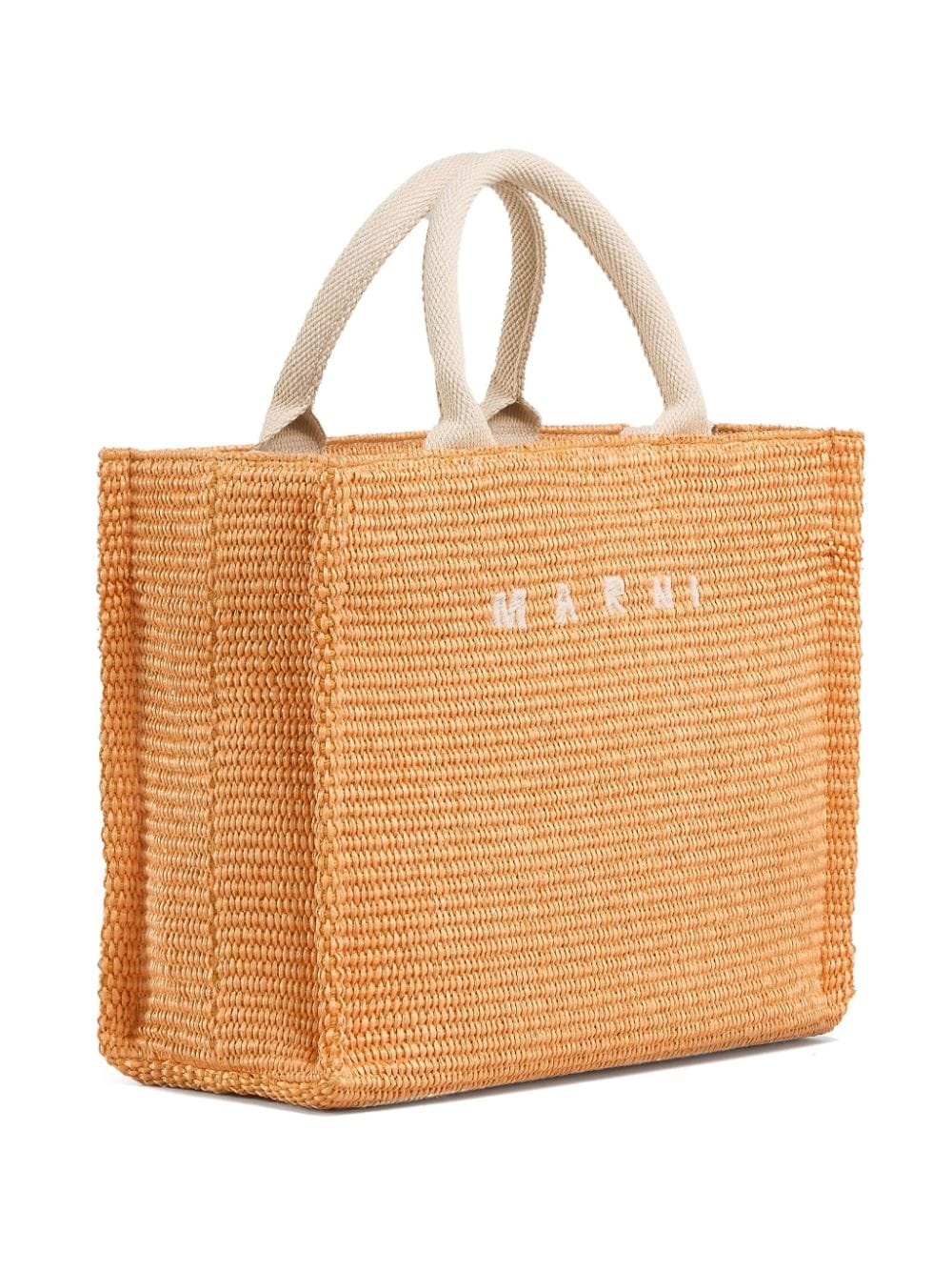 small raffia tote bag - 4