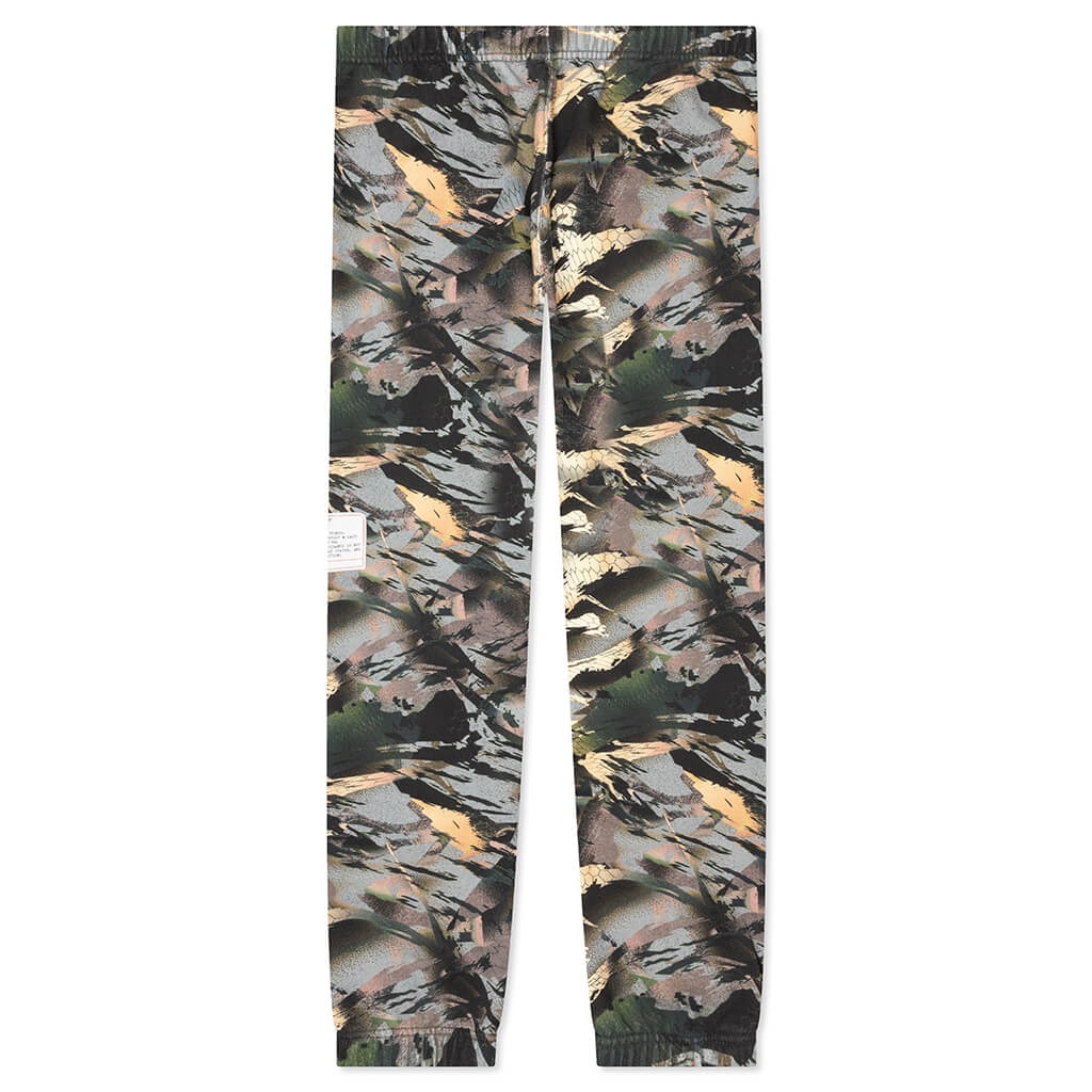 HERON PRESTON PLAIN SWEATPANTS CAMO CTNMB - CAMOUFLAGE GREEN - 2