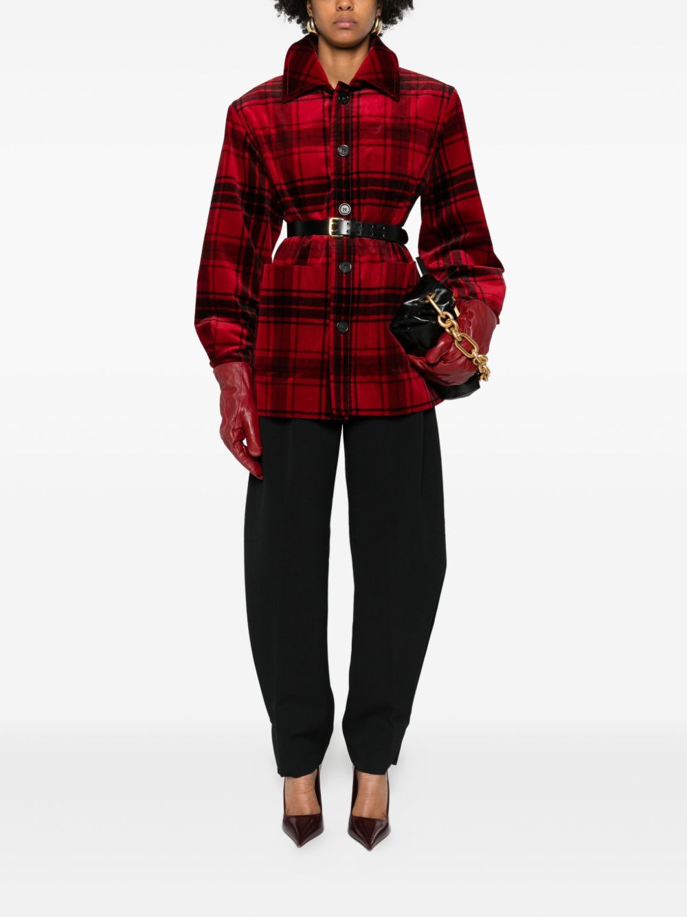 checked jacket - 2