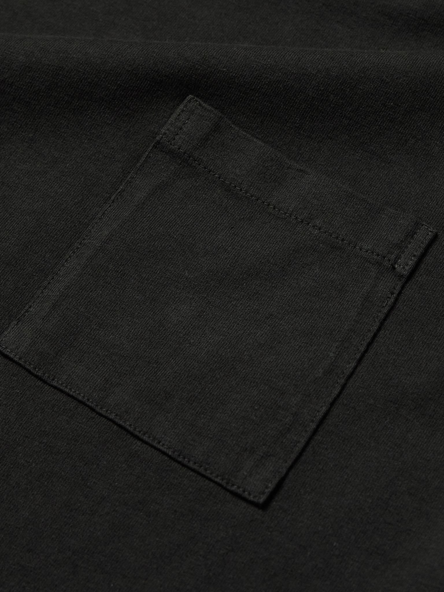 Two-Pack Garment-Dyed Cotton-Jersey T-Shirts Black - 5