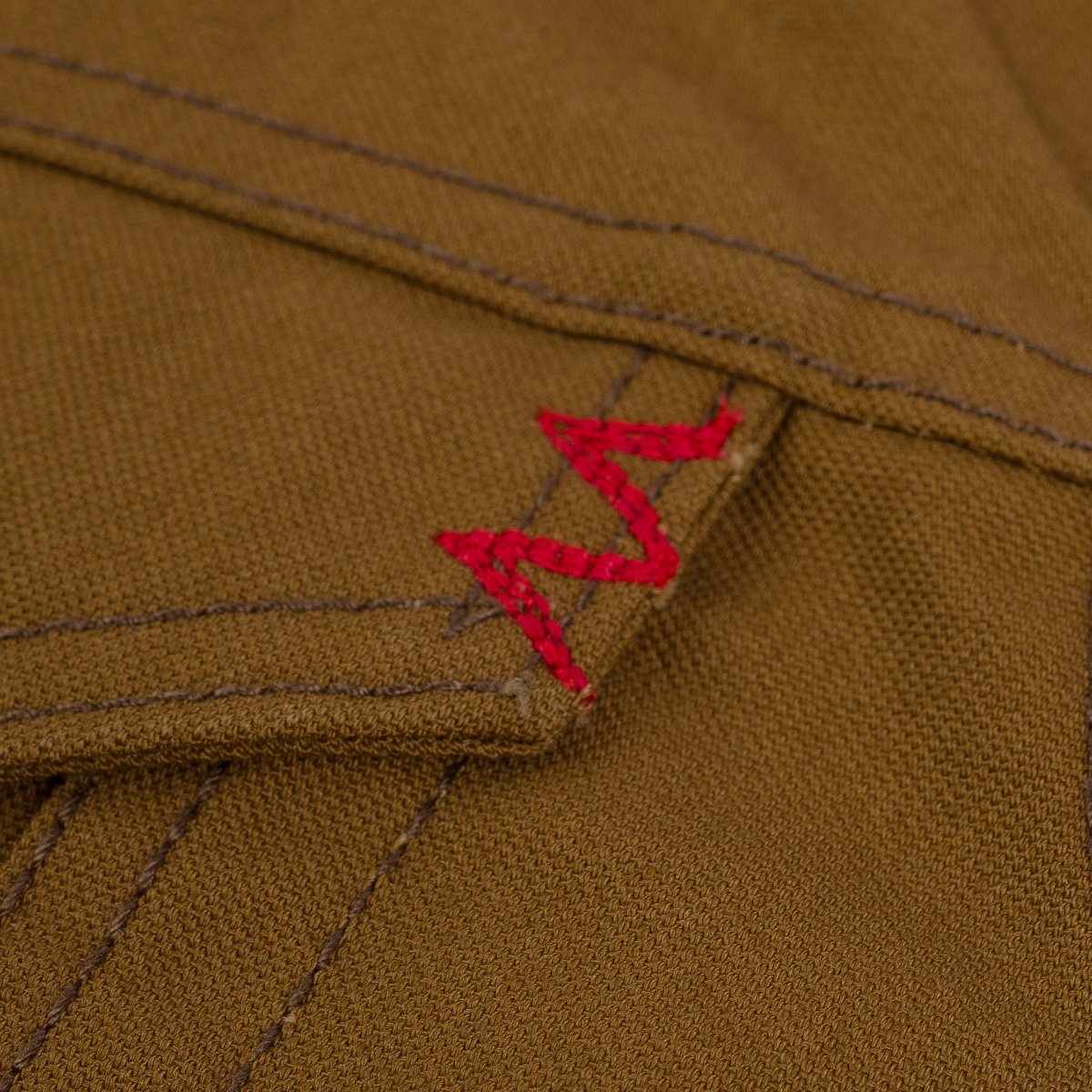 IHJ-133-BRN 10oz TC Duck Modified Type III Jacket - Brown - 14