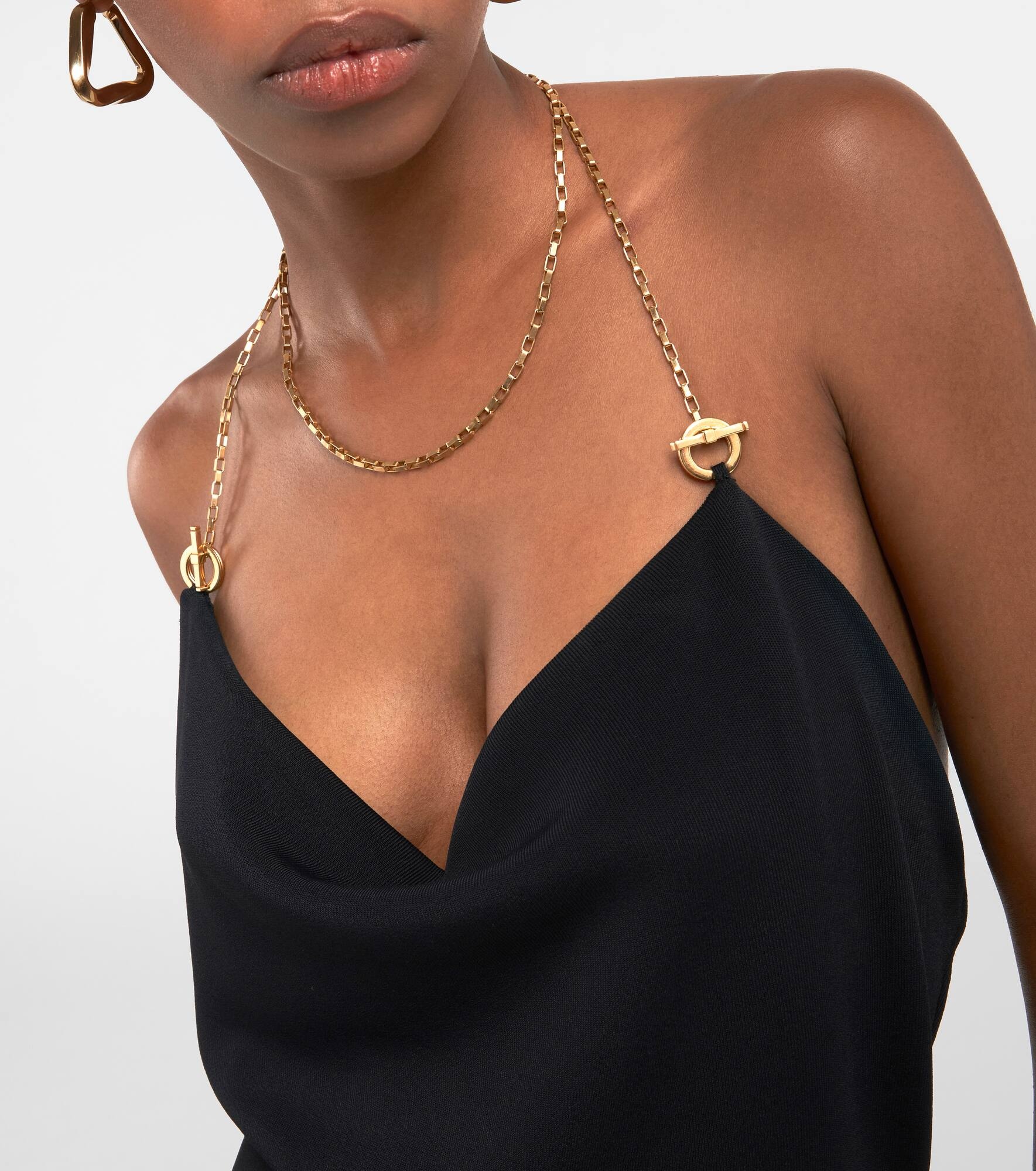 Chain-detail gown - 4