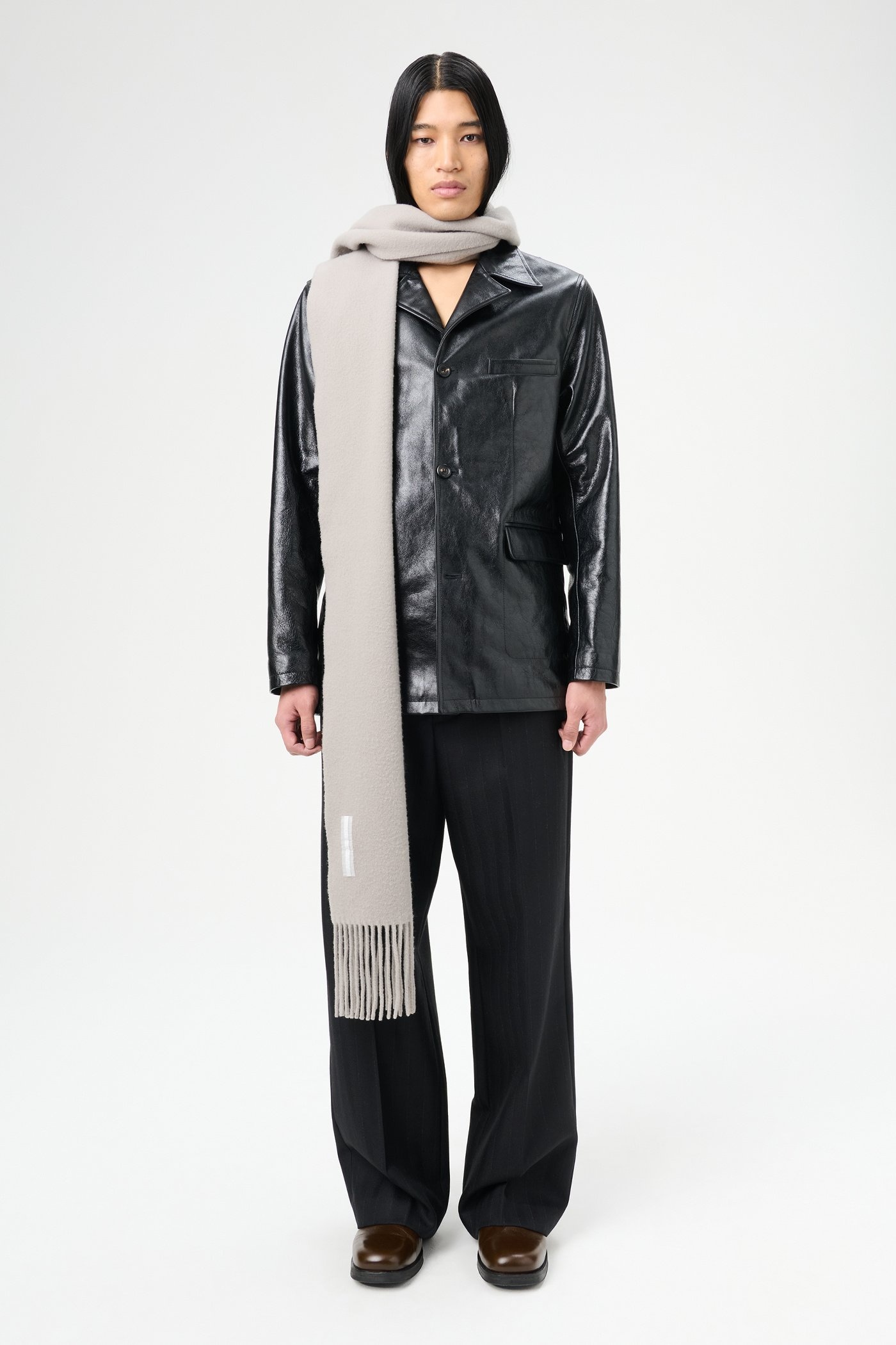 Alley Jacket Heavy Grain Black Leather - 2