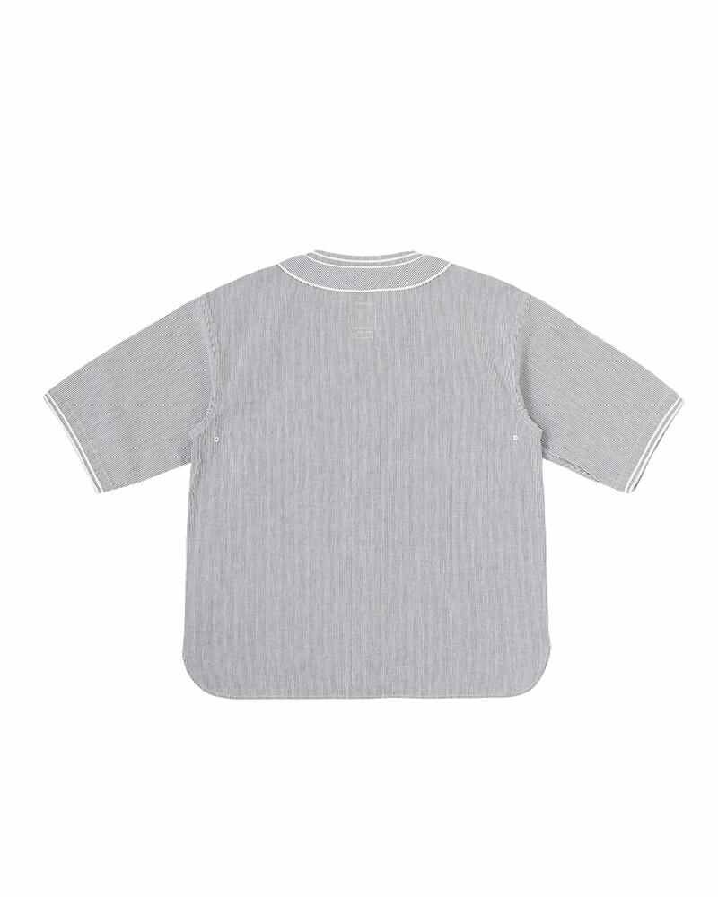 DUGOUT S/S SEERSUCKER NAVY - 2