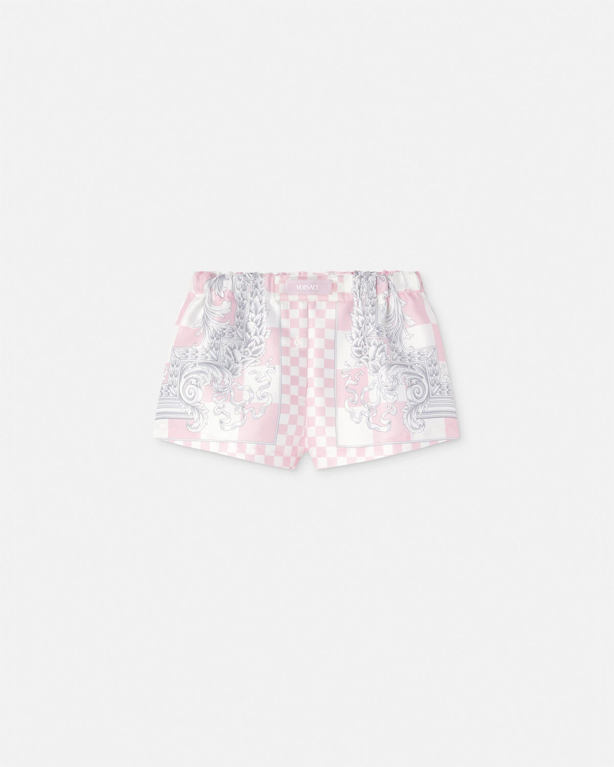 Medusa Contrasto Silk Boxer Shorts - 1