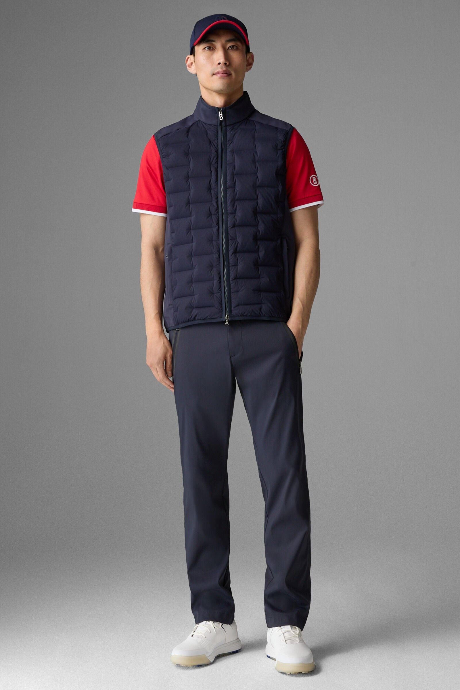 Daro Softshell down vest in Dark blue - 4
