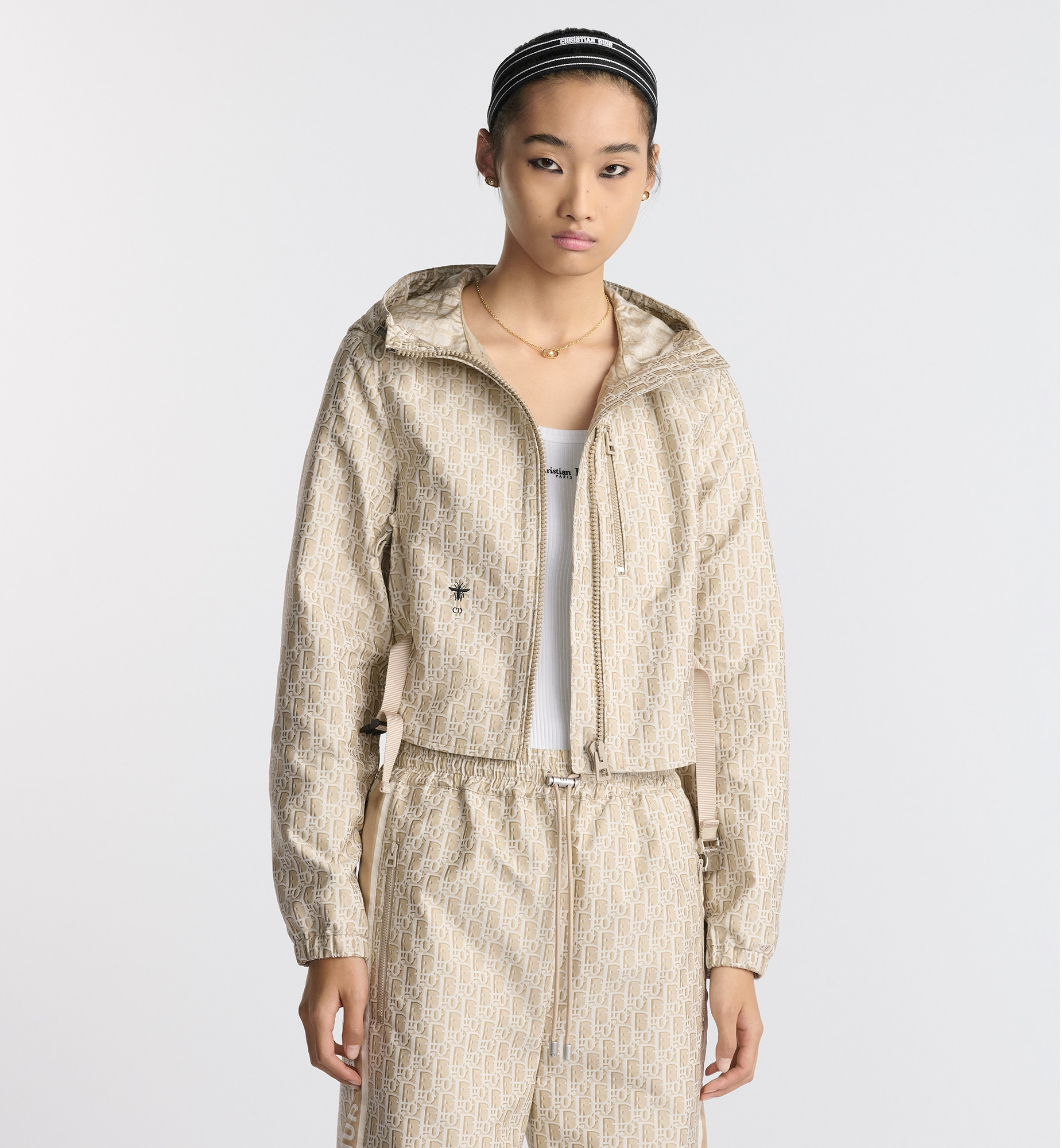 Cropped Hooded Jacket - 3
