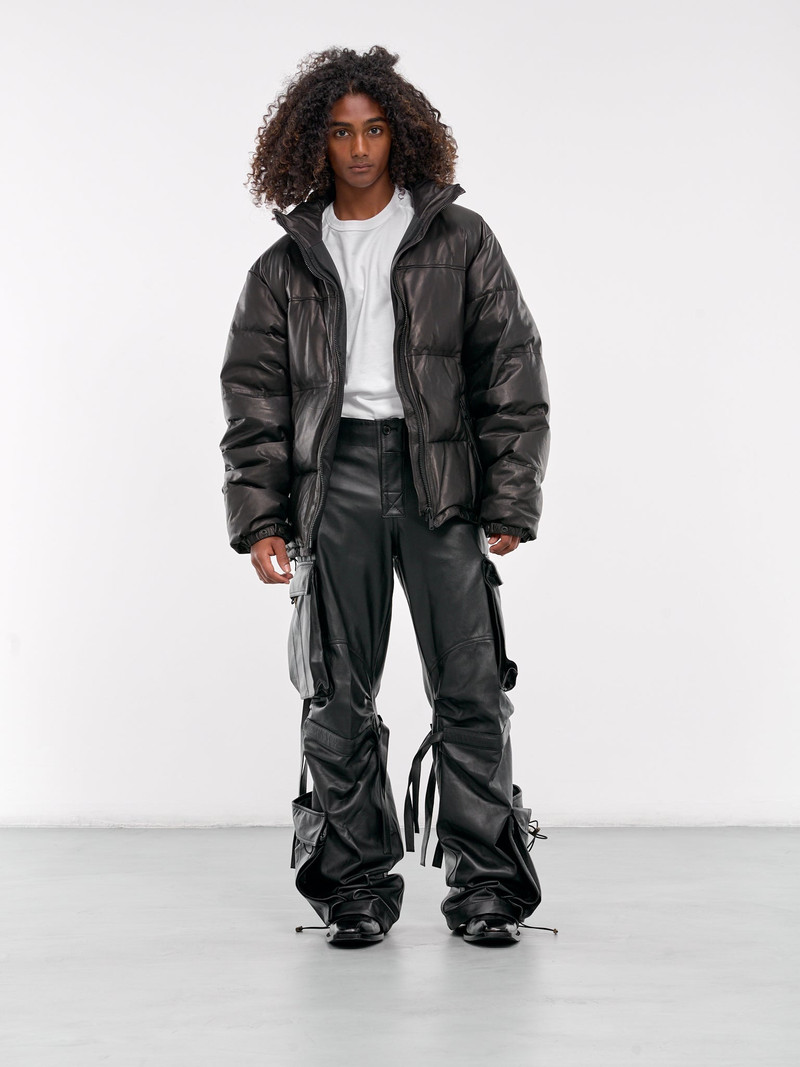 DARKPARK Leather Cargo Pants outlook