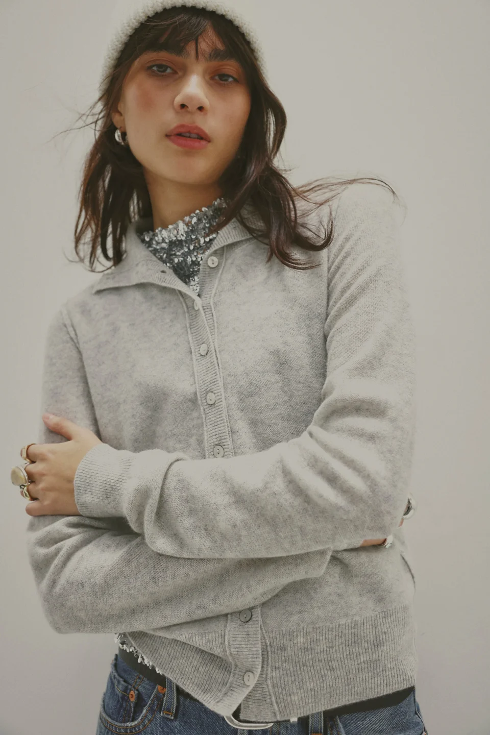 Rhode Cashmere Cardi - 1