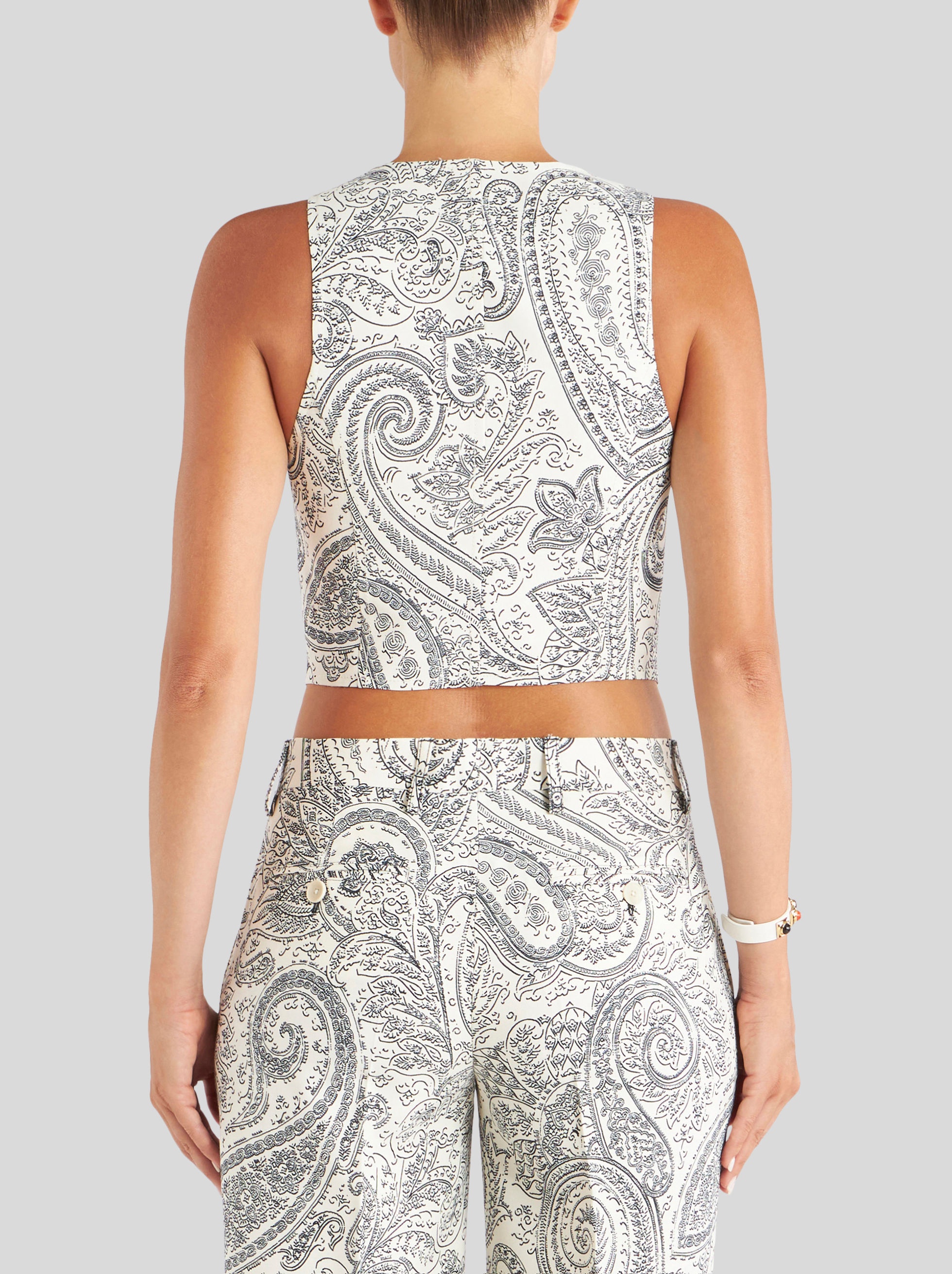 PAISLEY PATTERN WAISTCOAT - 5